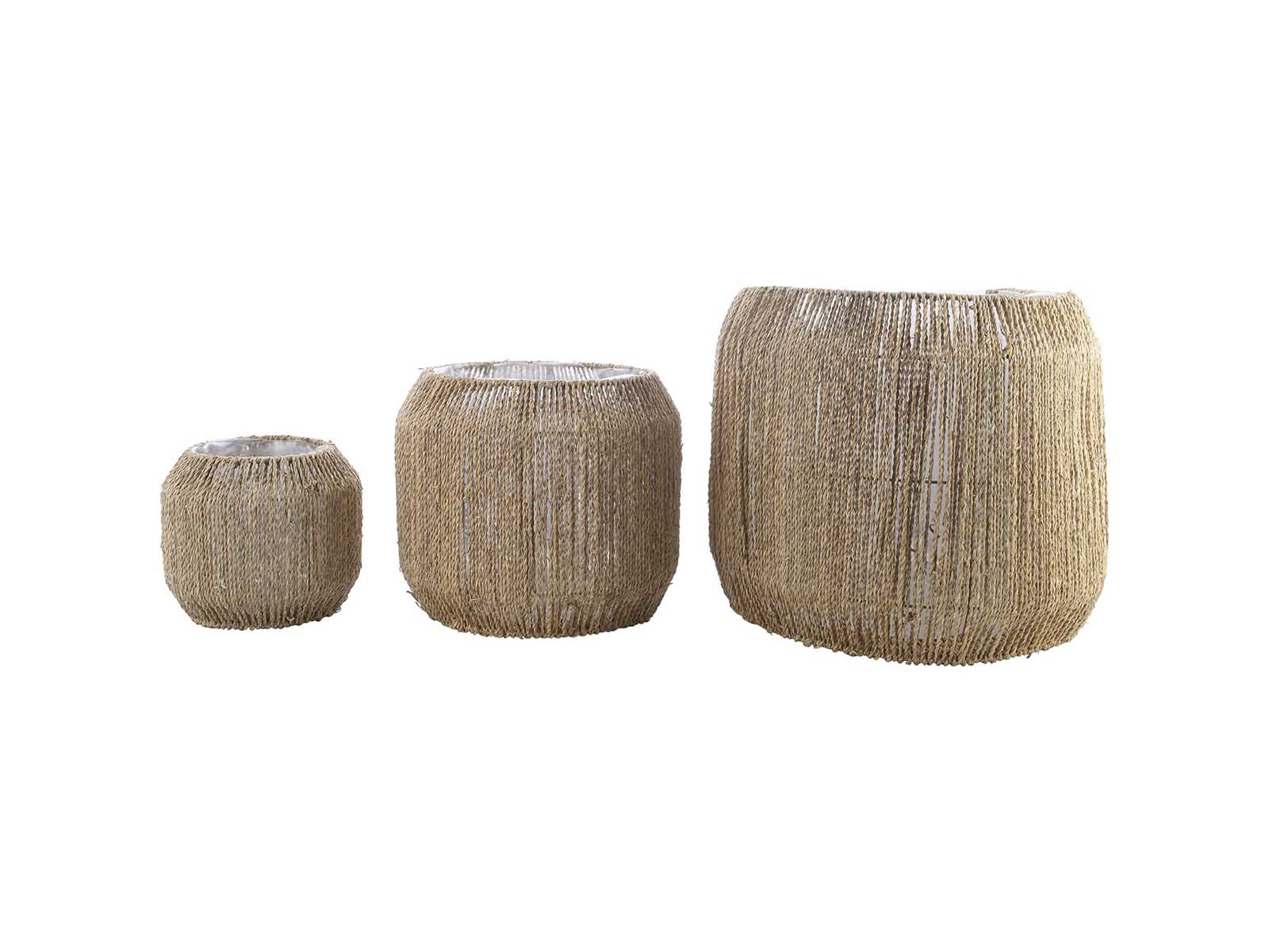 Set X3 Canasta Decorativa Cafe