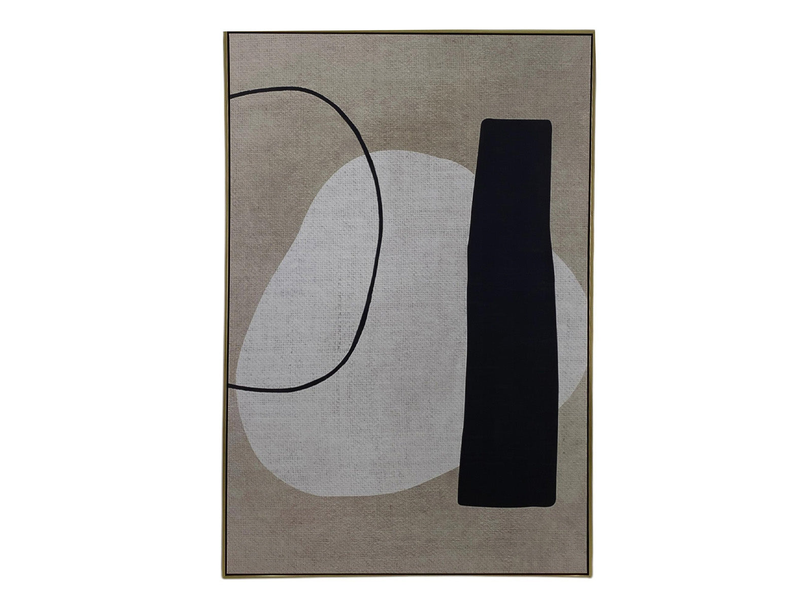 Cuadro Abstracto 122cm C/Negro