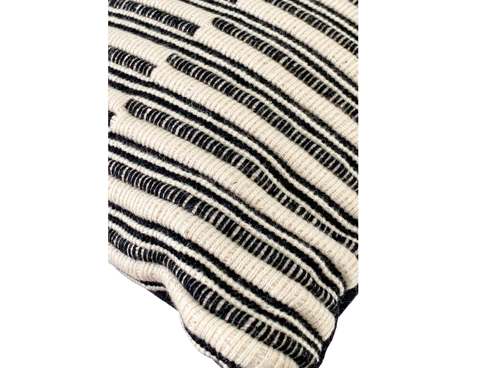 Cojin Algodon 45X45 Cm Siena Café Rayas