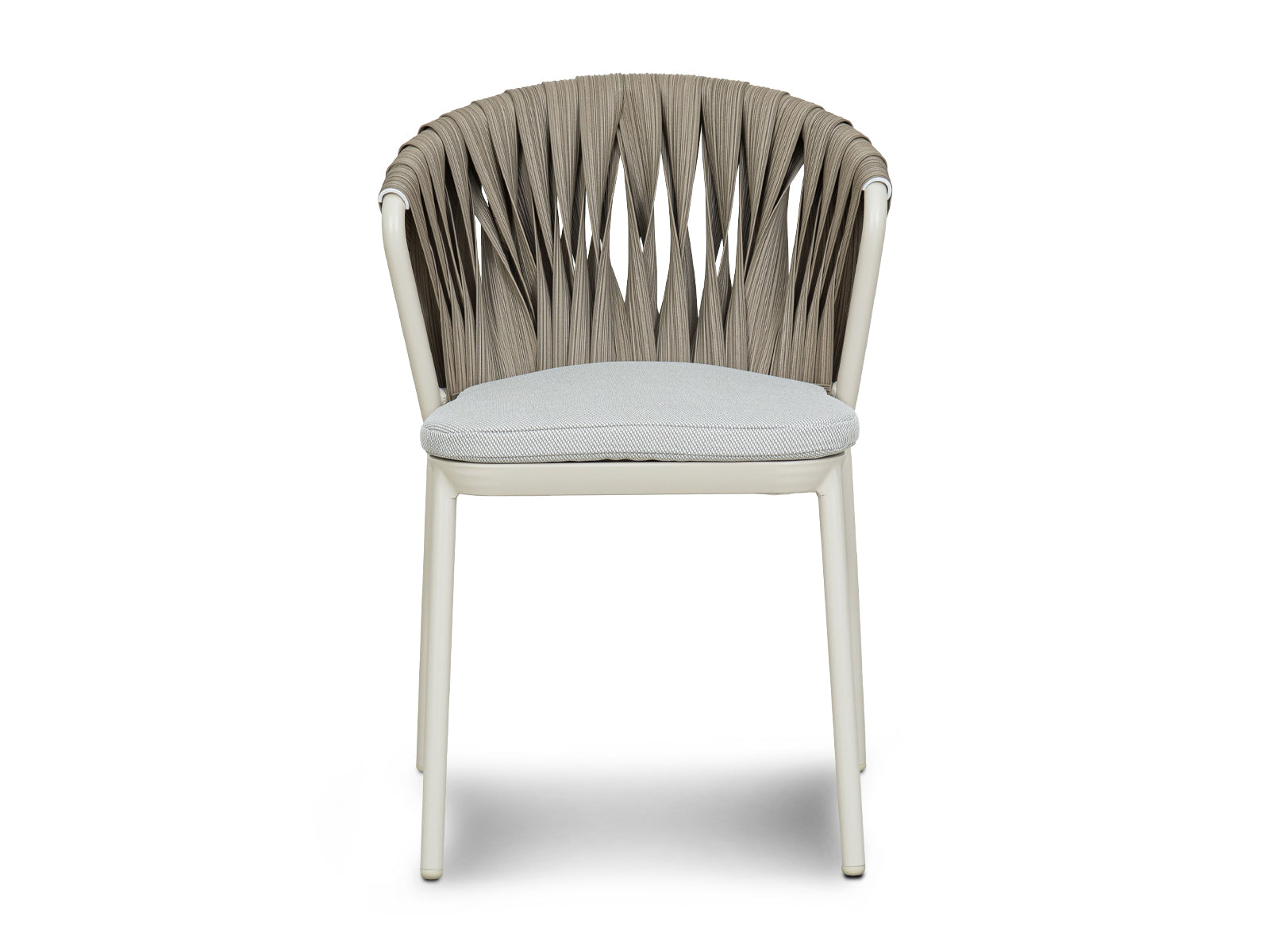 Mesa Comedor Bari Verona + 6 Sillas Ivory Outdoor