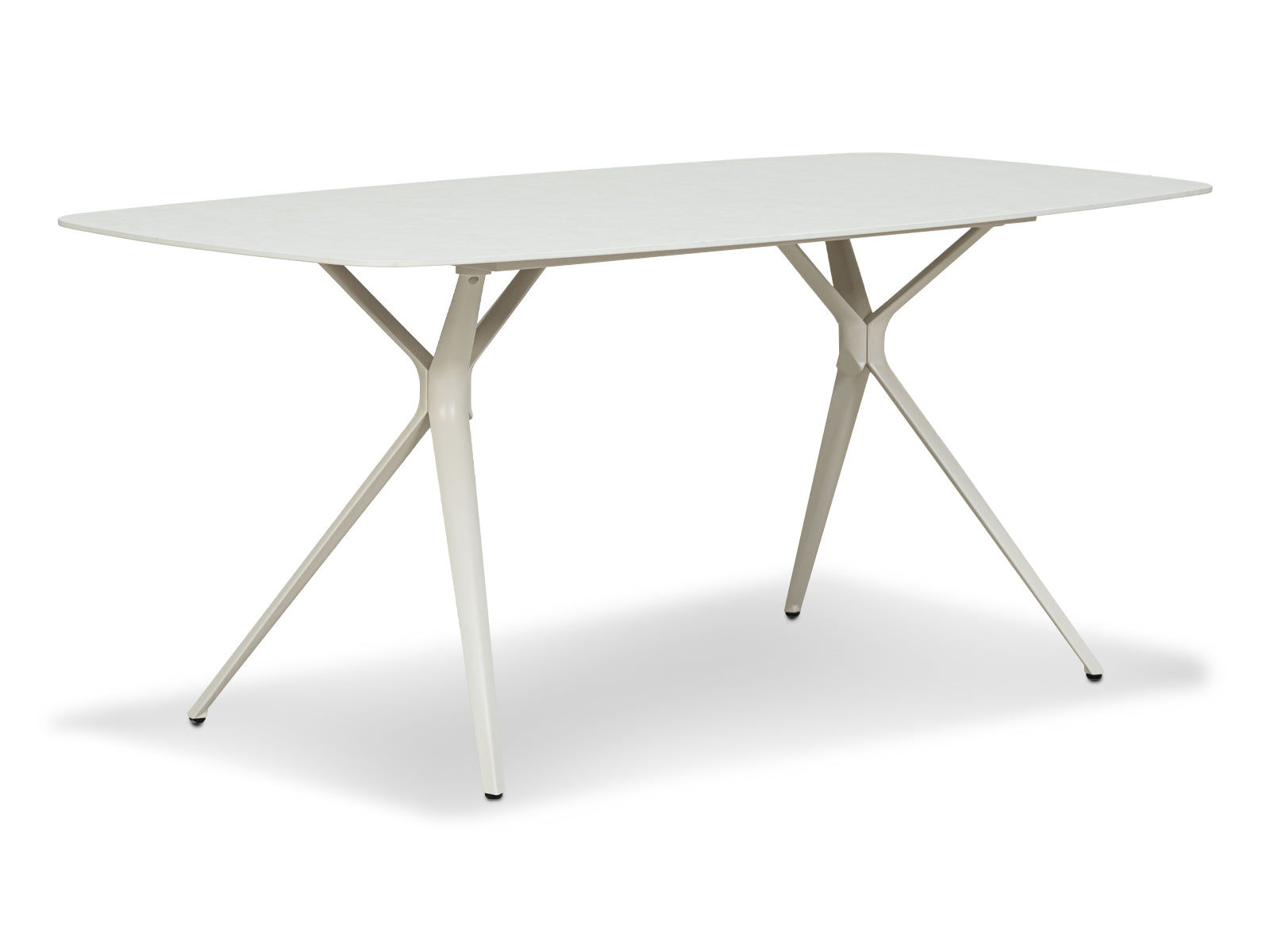 Mesa Comedor Bari Verona + 6 Sillas Ivory Outdoor