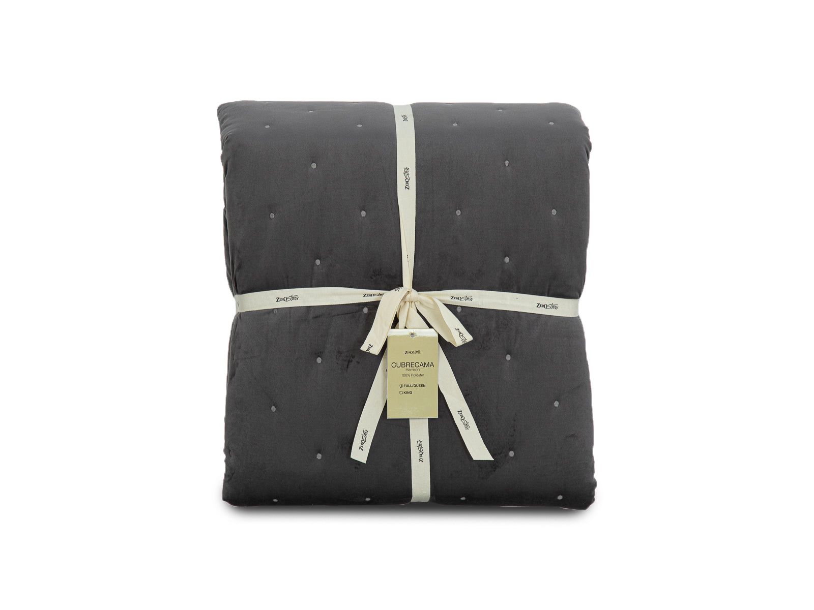Cubrecama Velvet Punto Harrison #Color_DimGray