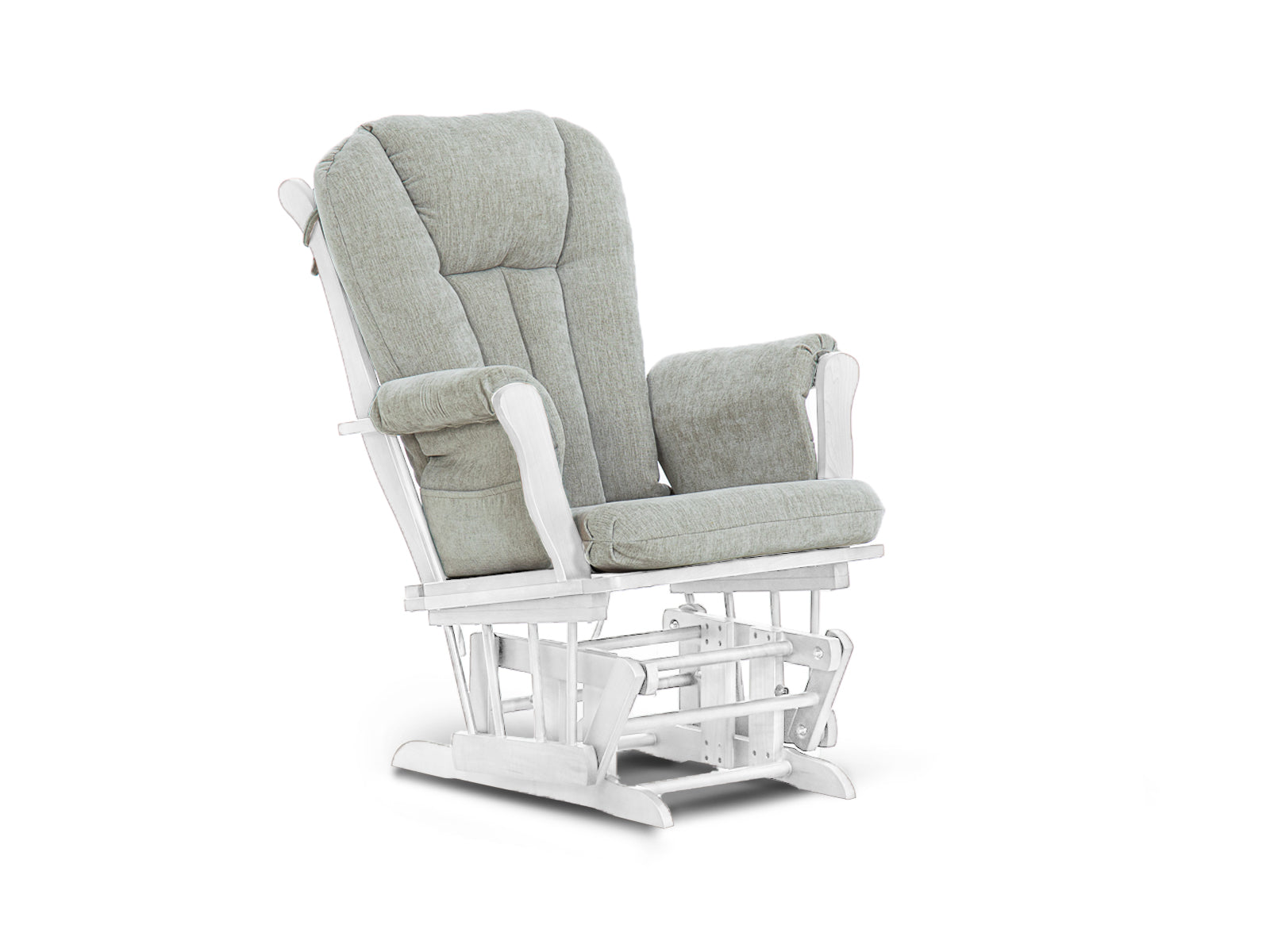 Mecedora Princess + Ottoman Blanco