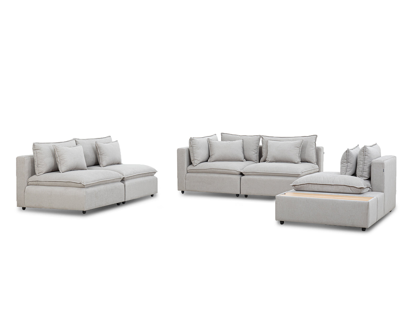 Sala Bella Modular 7P #Color_DarkGray"T32900"