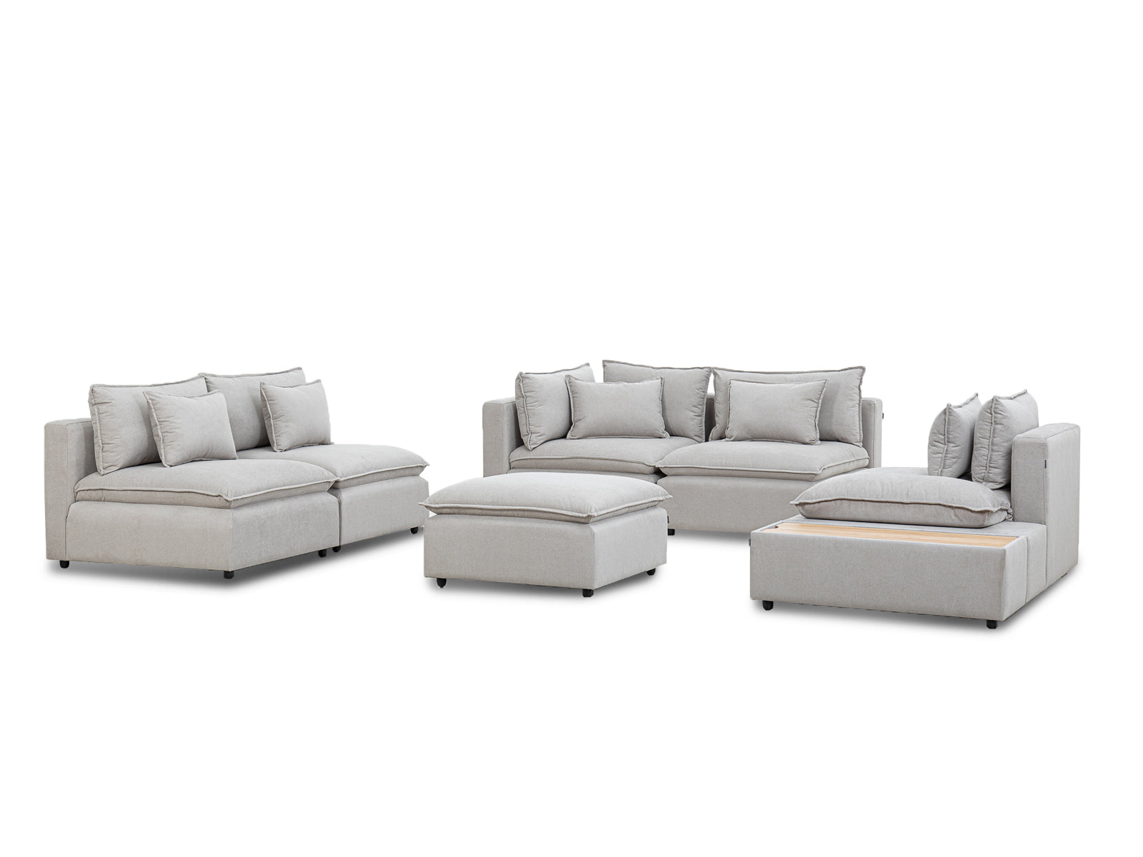 Sala Bella Modular 7P #Color_DarkGray"T32900"