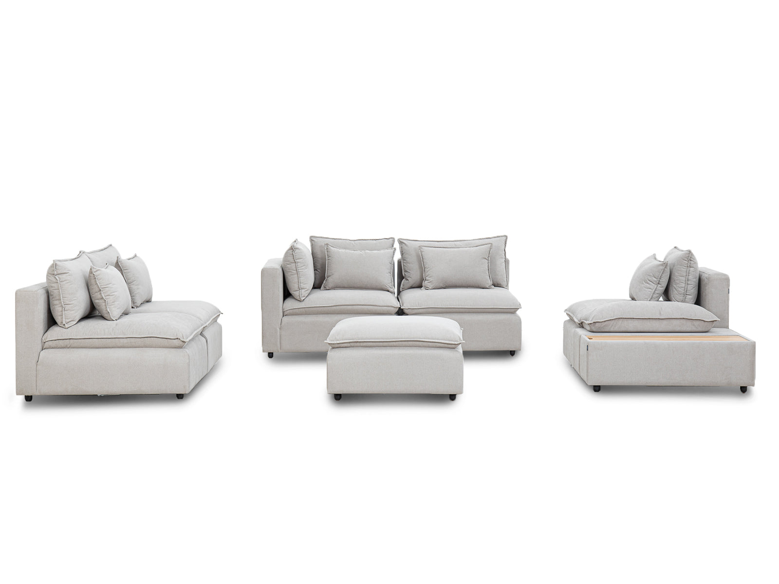 Sala Bella Modular 7P #Color_DarkGray"T32900"