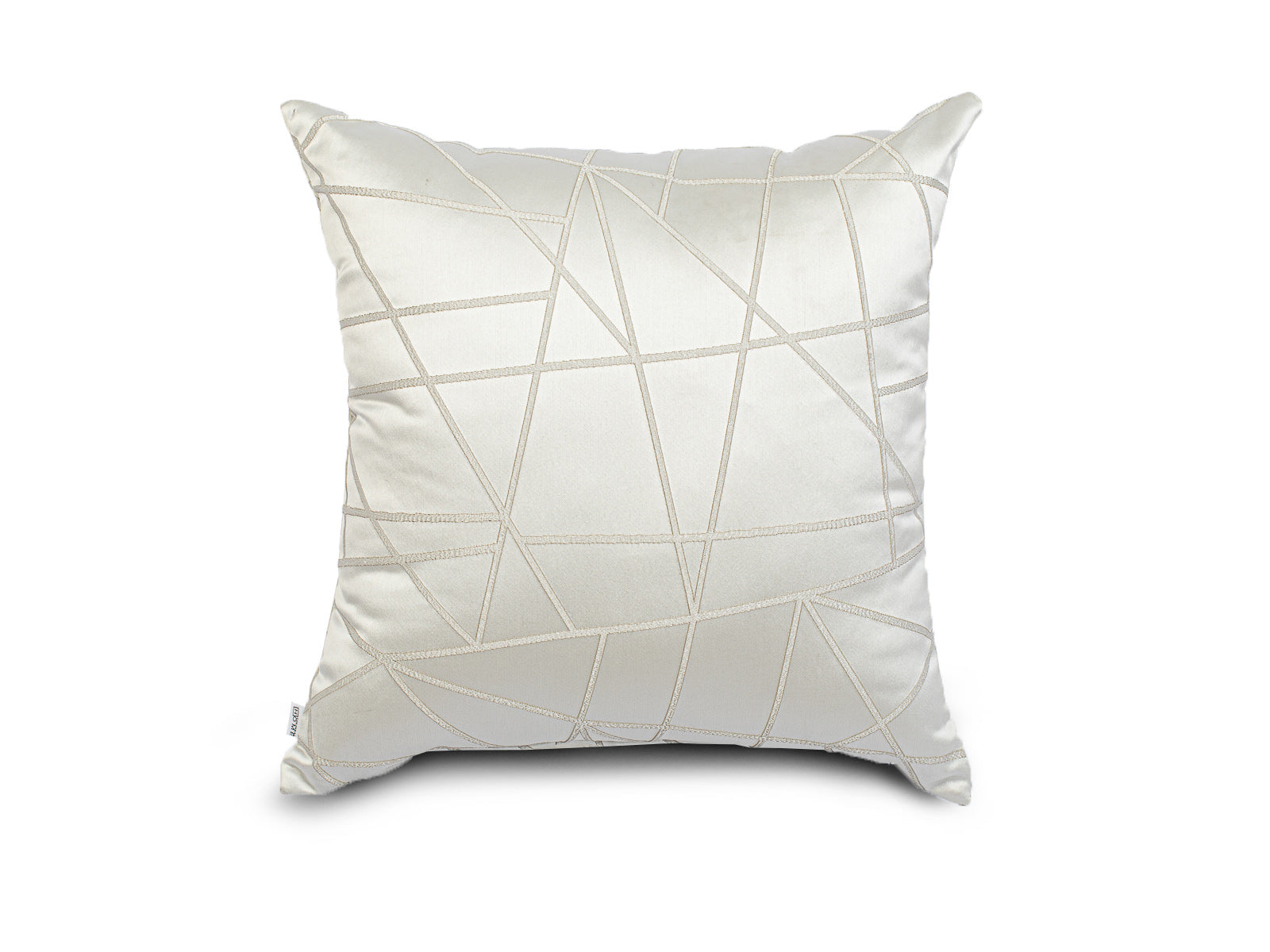 Cojin Poliester Plateado