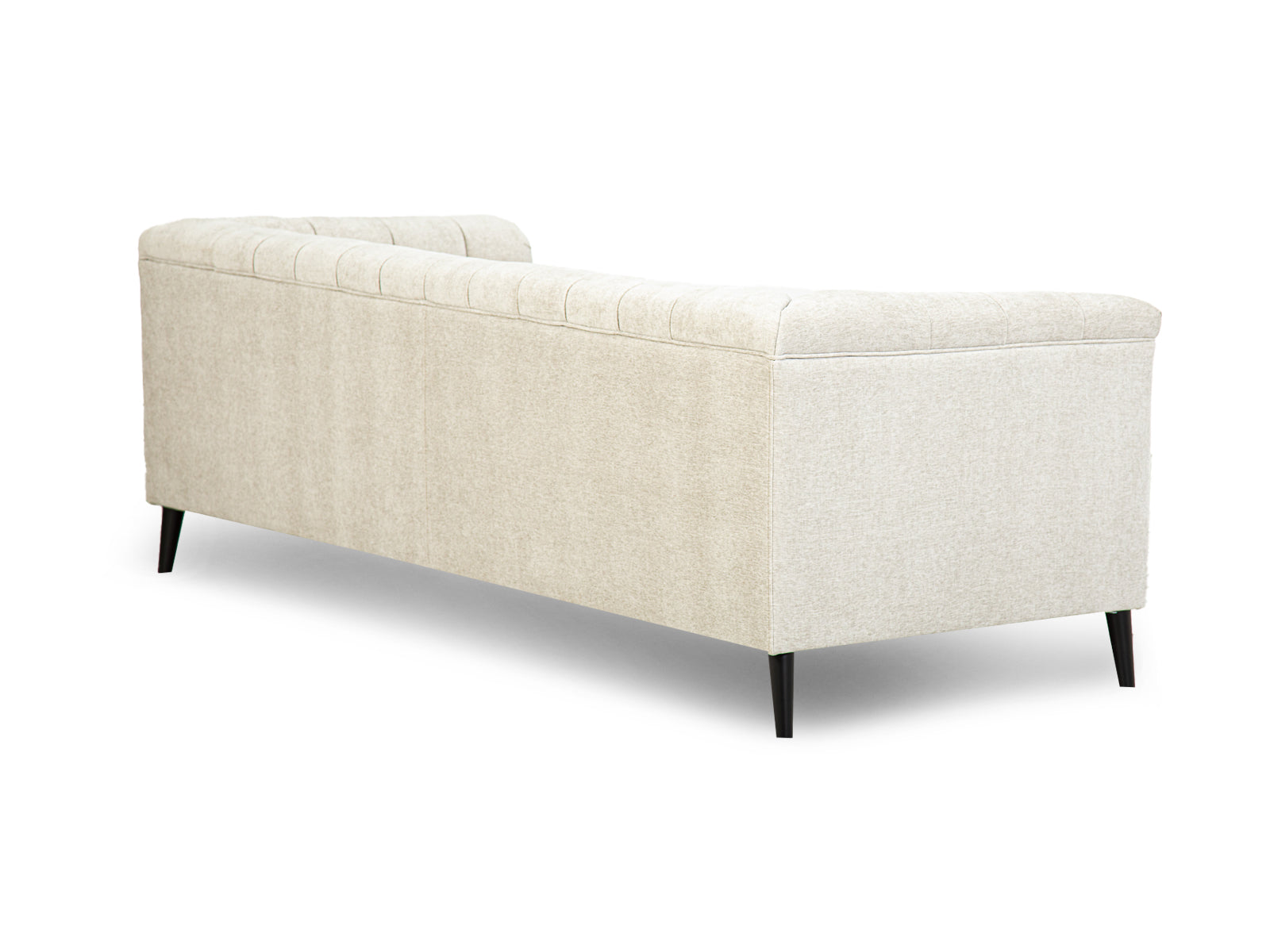 Sofa Triple Powell C/Met Black #Color_Beige"T32104"