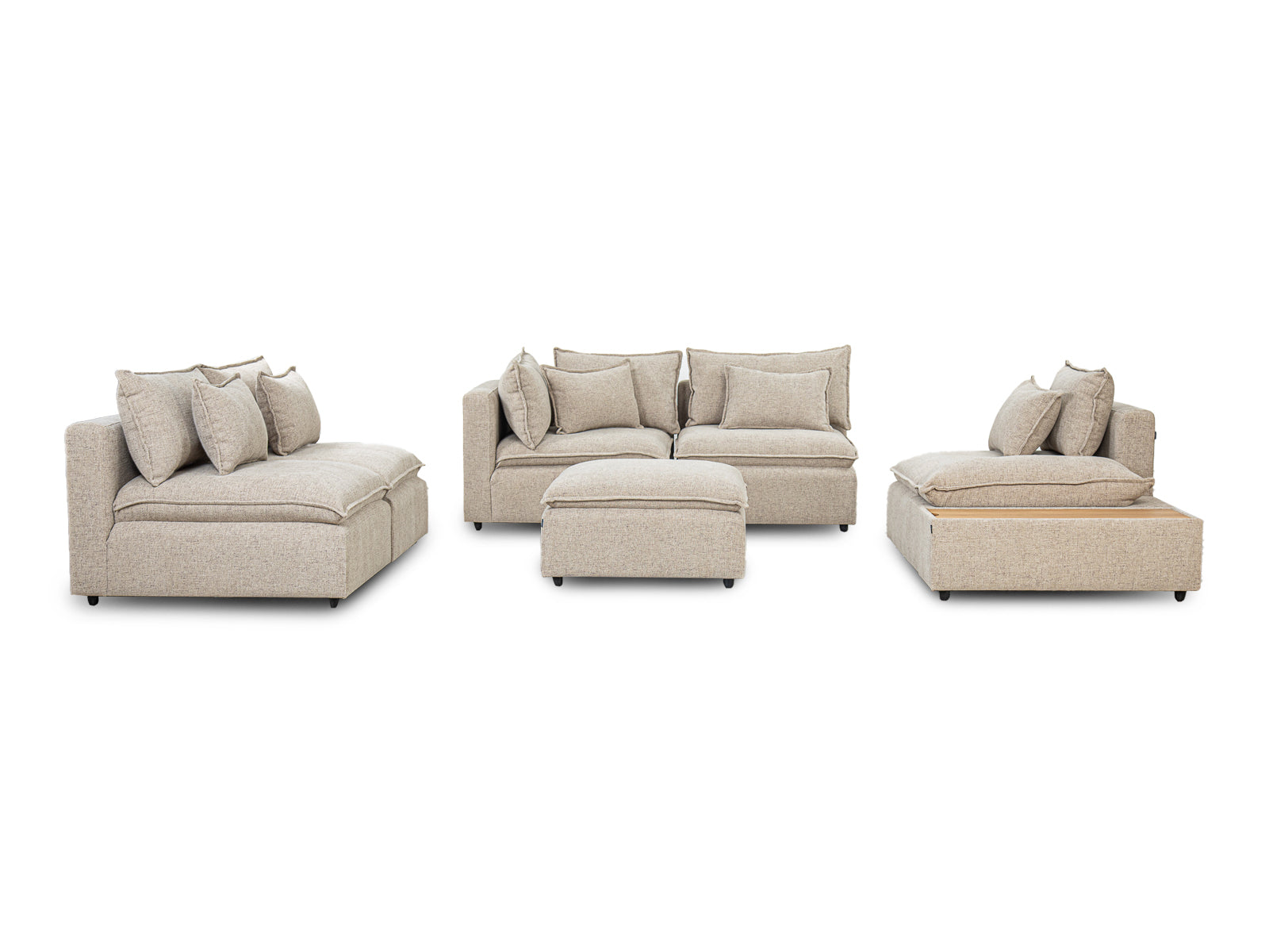 Sala Bella Modular 7P #Color_Tan"T32703"