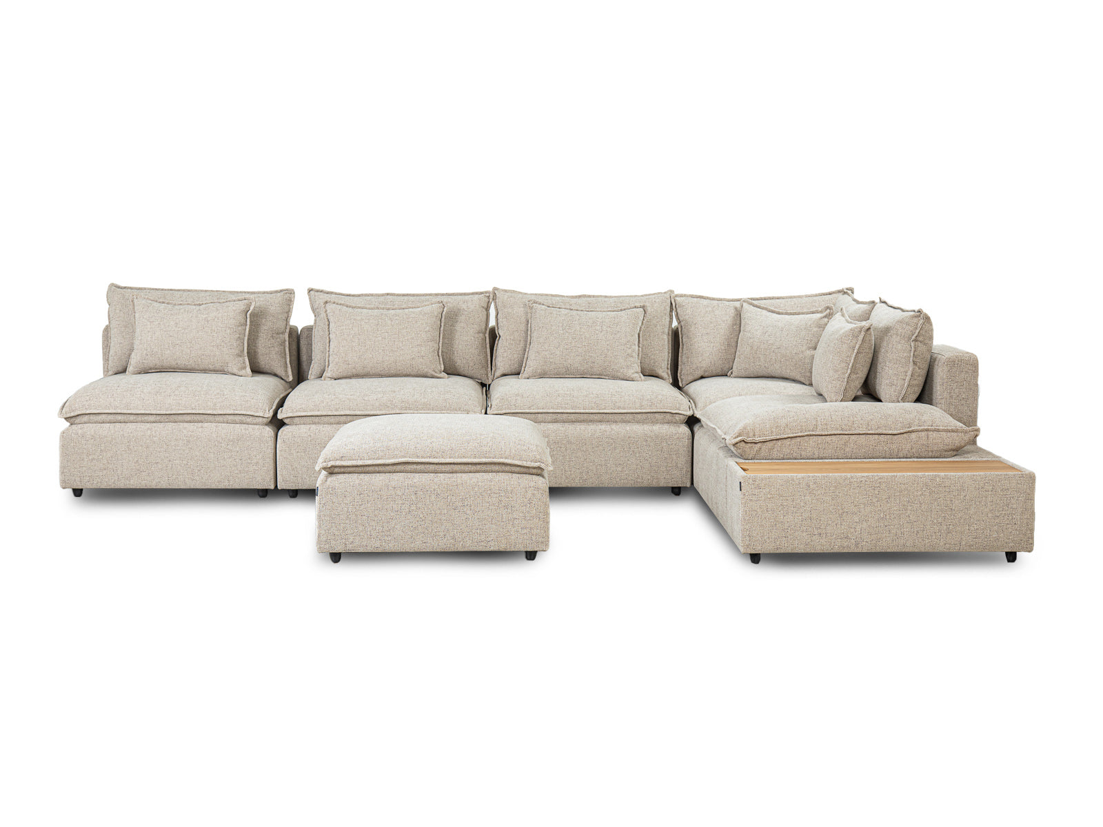 Sala Bella Modular 7P #Color_Tan"T32703"