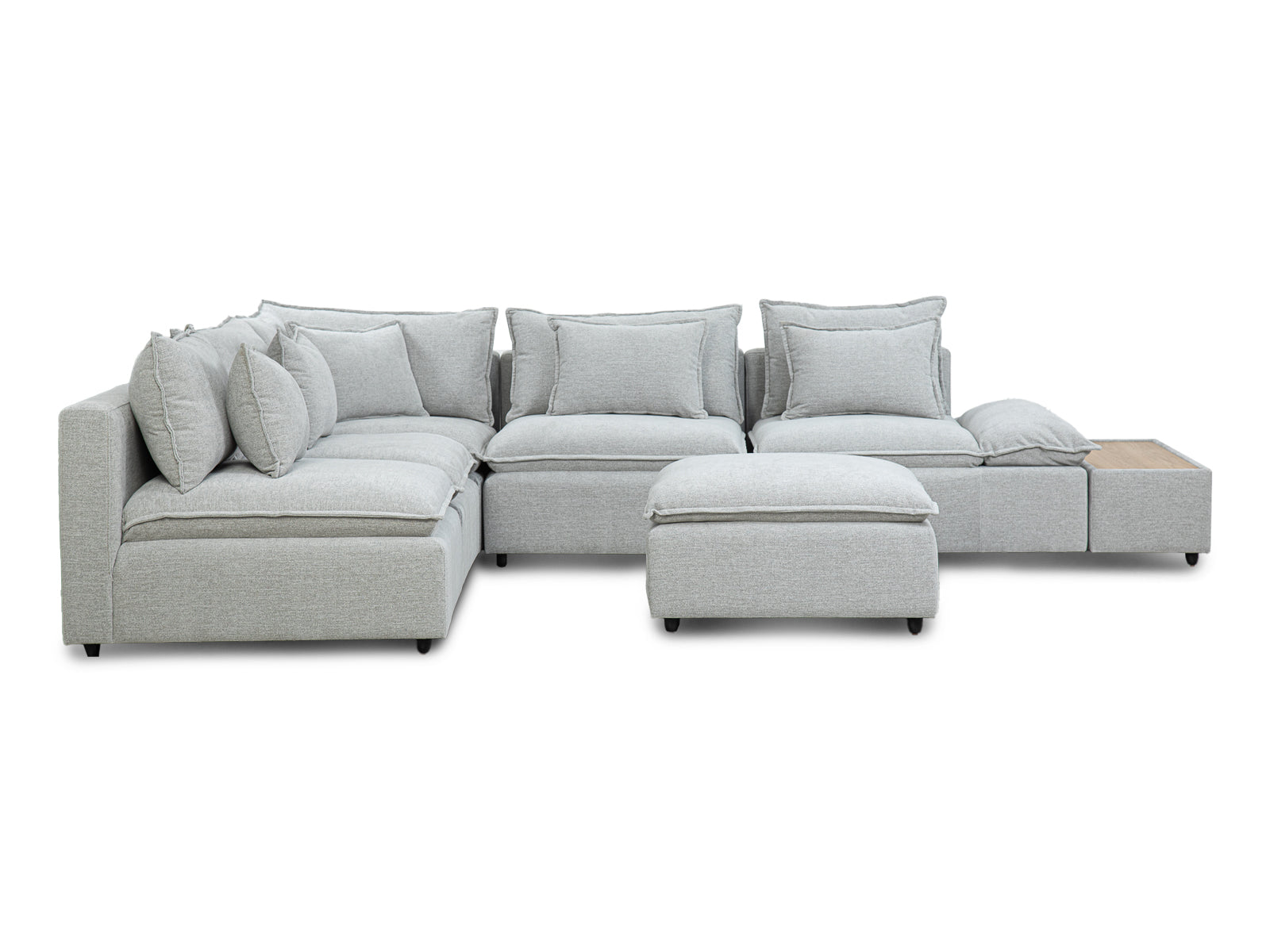 Sala Bella Modular 7P #Color_Silver"T36916"