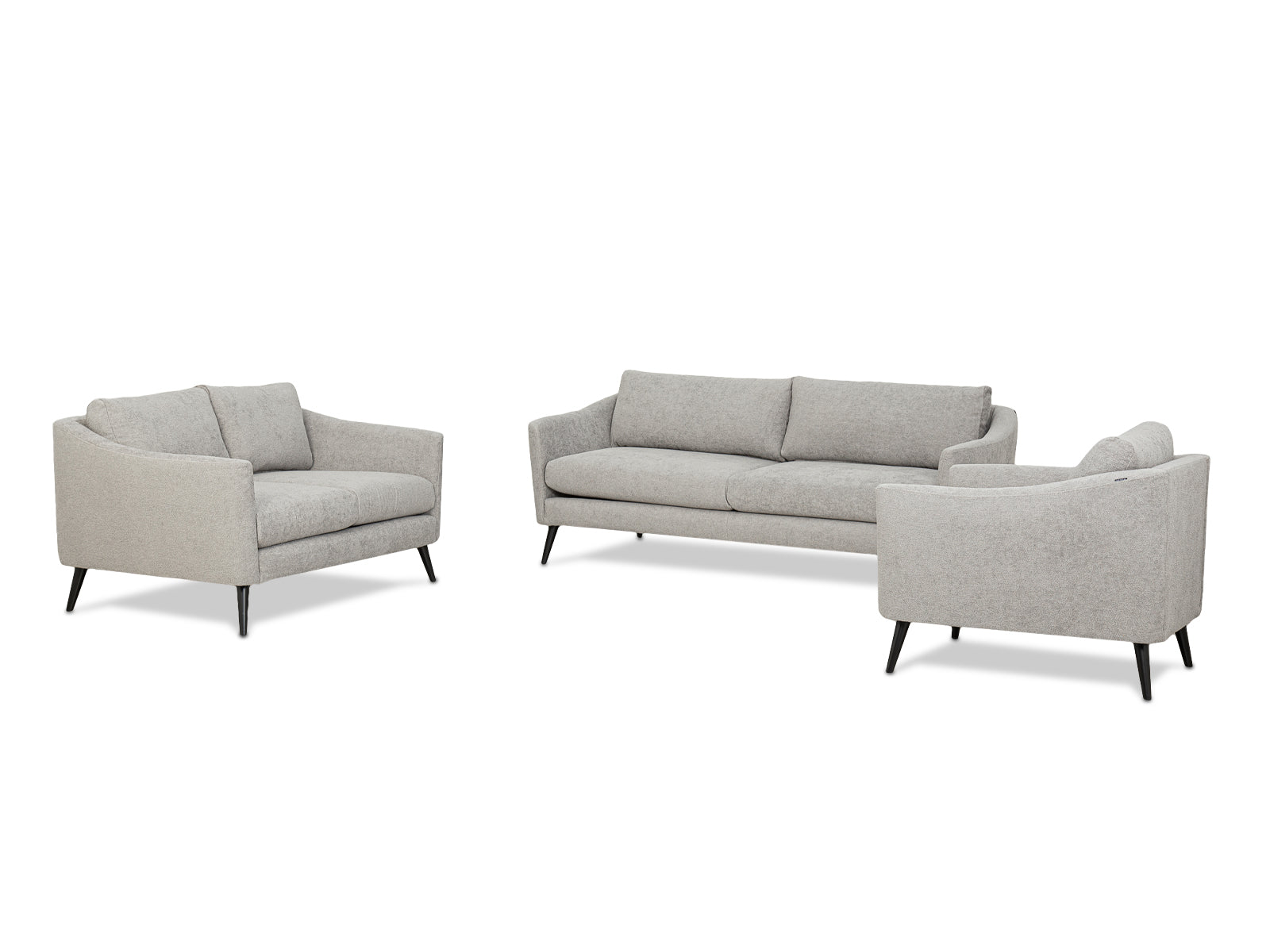 Sala Capri Soft 3P #Color_Gray"T37931"