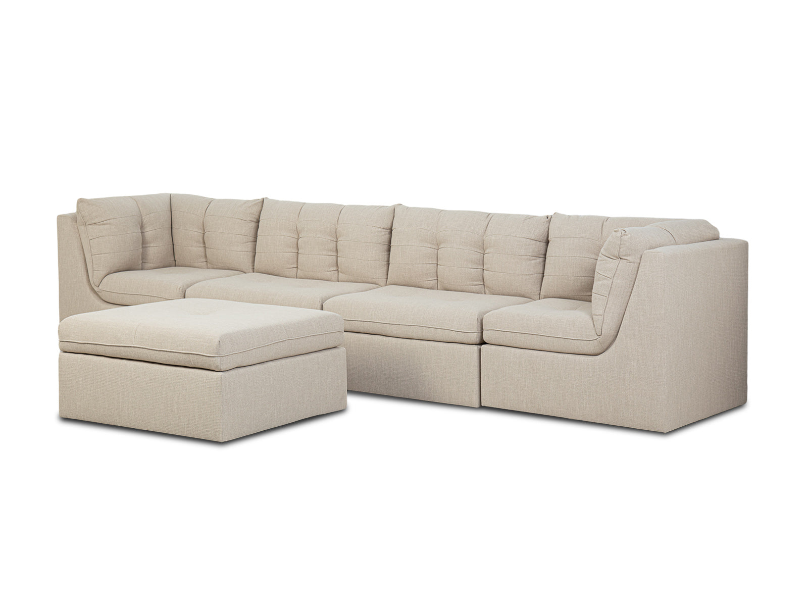 Sala Prisma Modular 5P #Color_Beige"T38702"