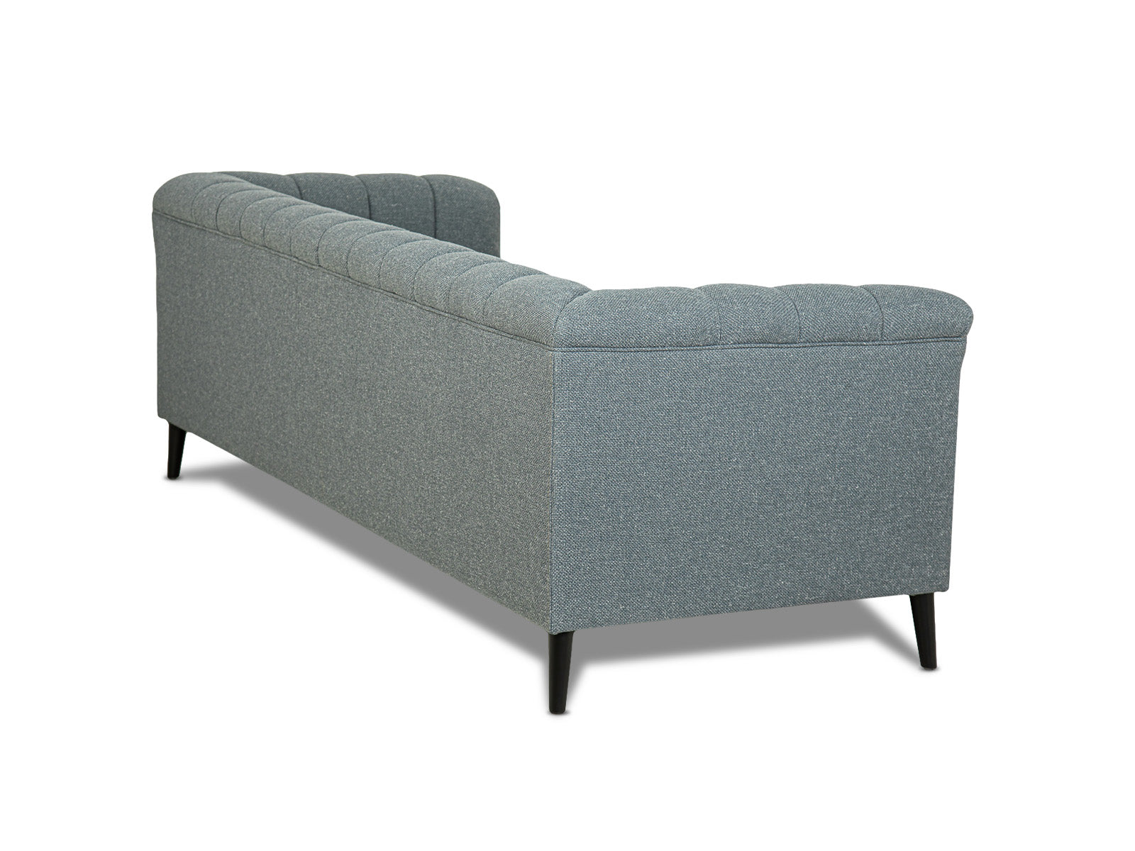 Sofa Triple Powell C/Met Black #Color_SlateGray"T36510"