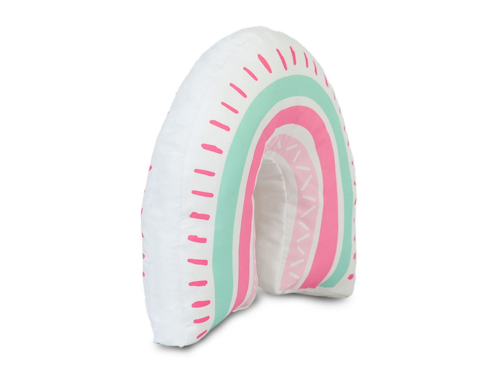 Set Infantil 5 Piezas Arcoiris Rosa y Menta