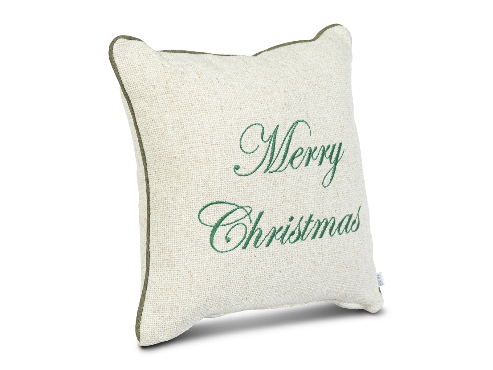 Cojin Merry Christmas Verde Navidad