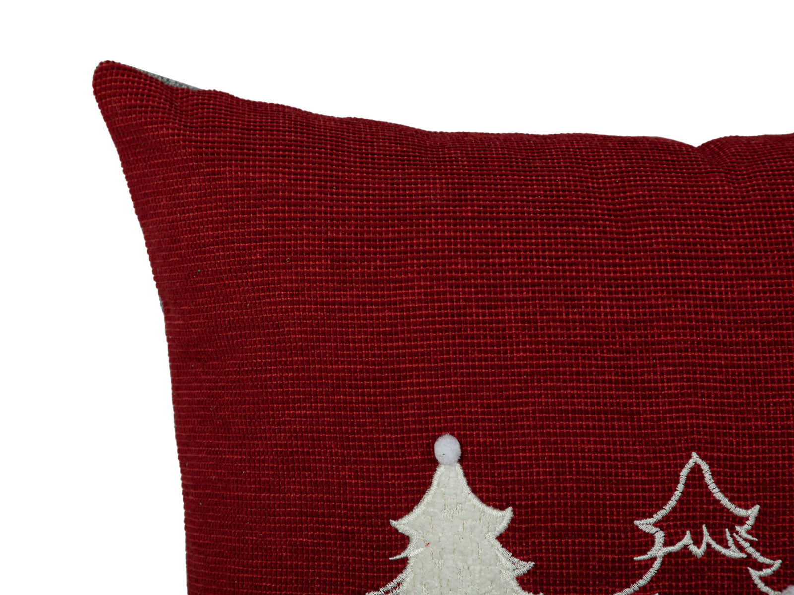 Cojin Rojo Arboles Navidad #Color_Rojo