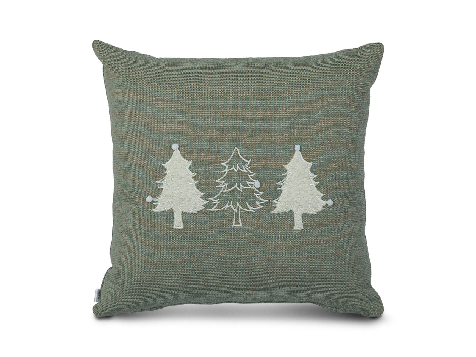 Cojin Rojo Arboles Navidad #Color_Gris