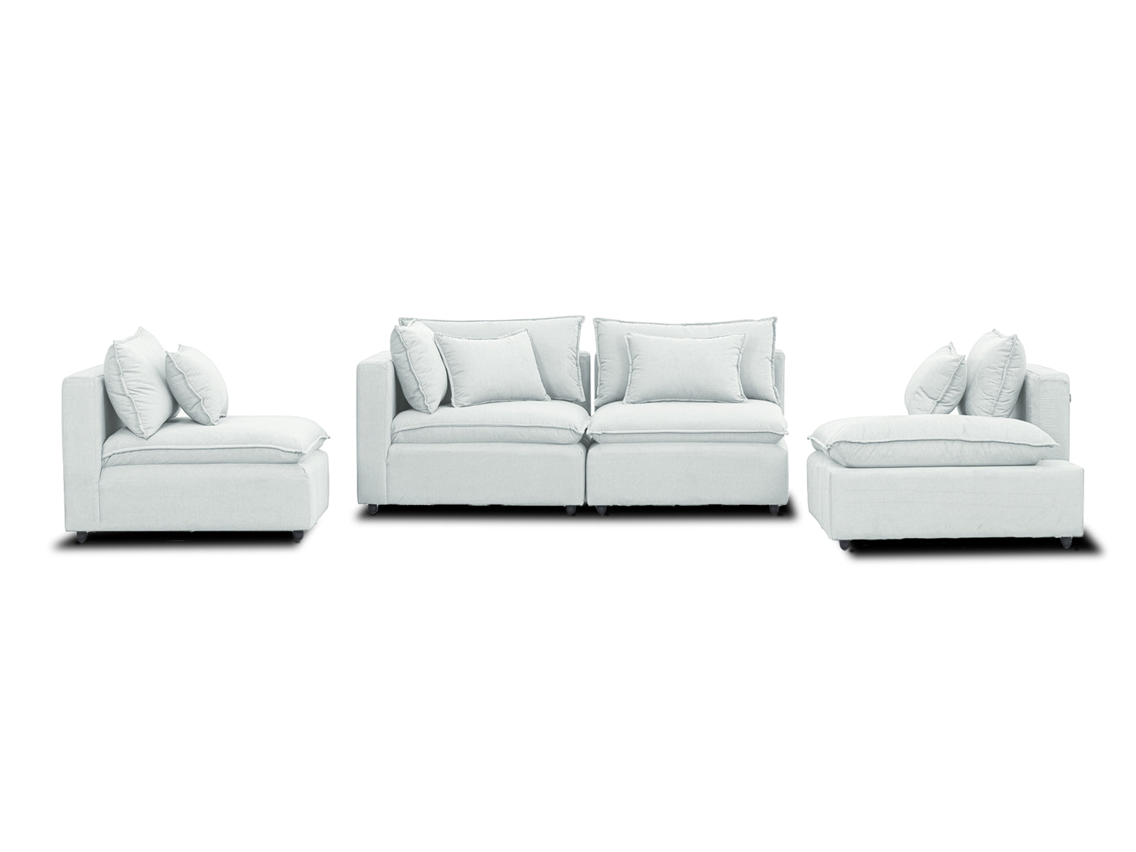 Sala Bella Modular 4P #Color_Gainsboro"T37110"