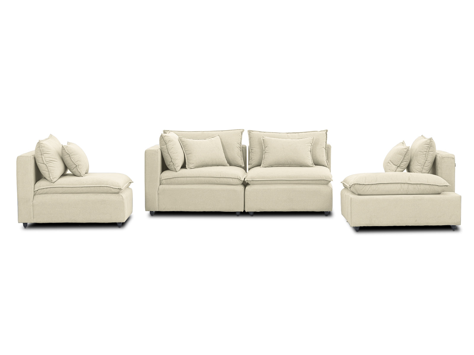 Sala Bella Modular 4P #Color_LemonChiffon"T36107"