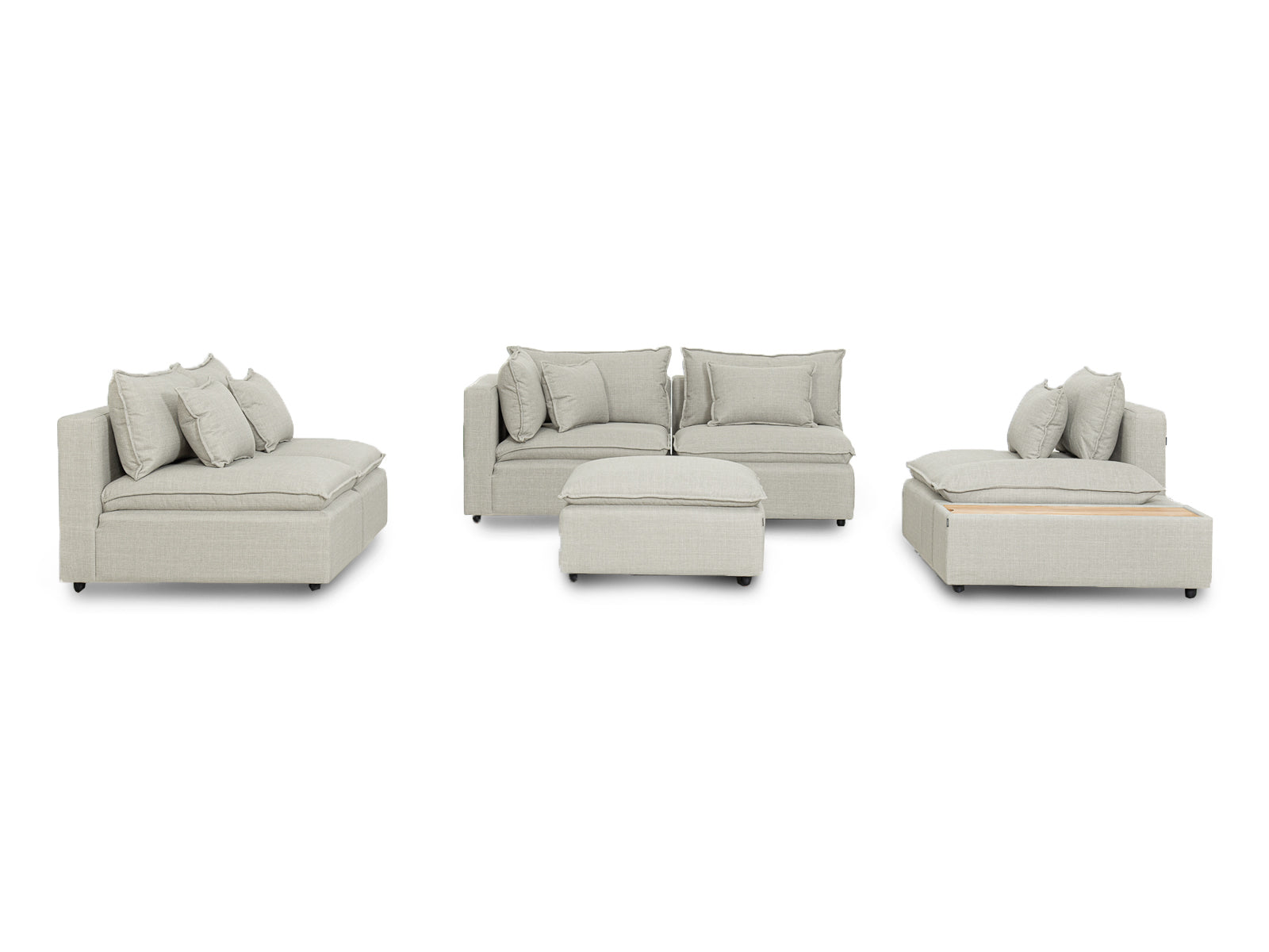 Sala Bella Modular 7P #Color_LemonChiffon"T36107"