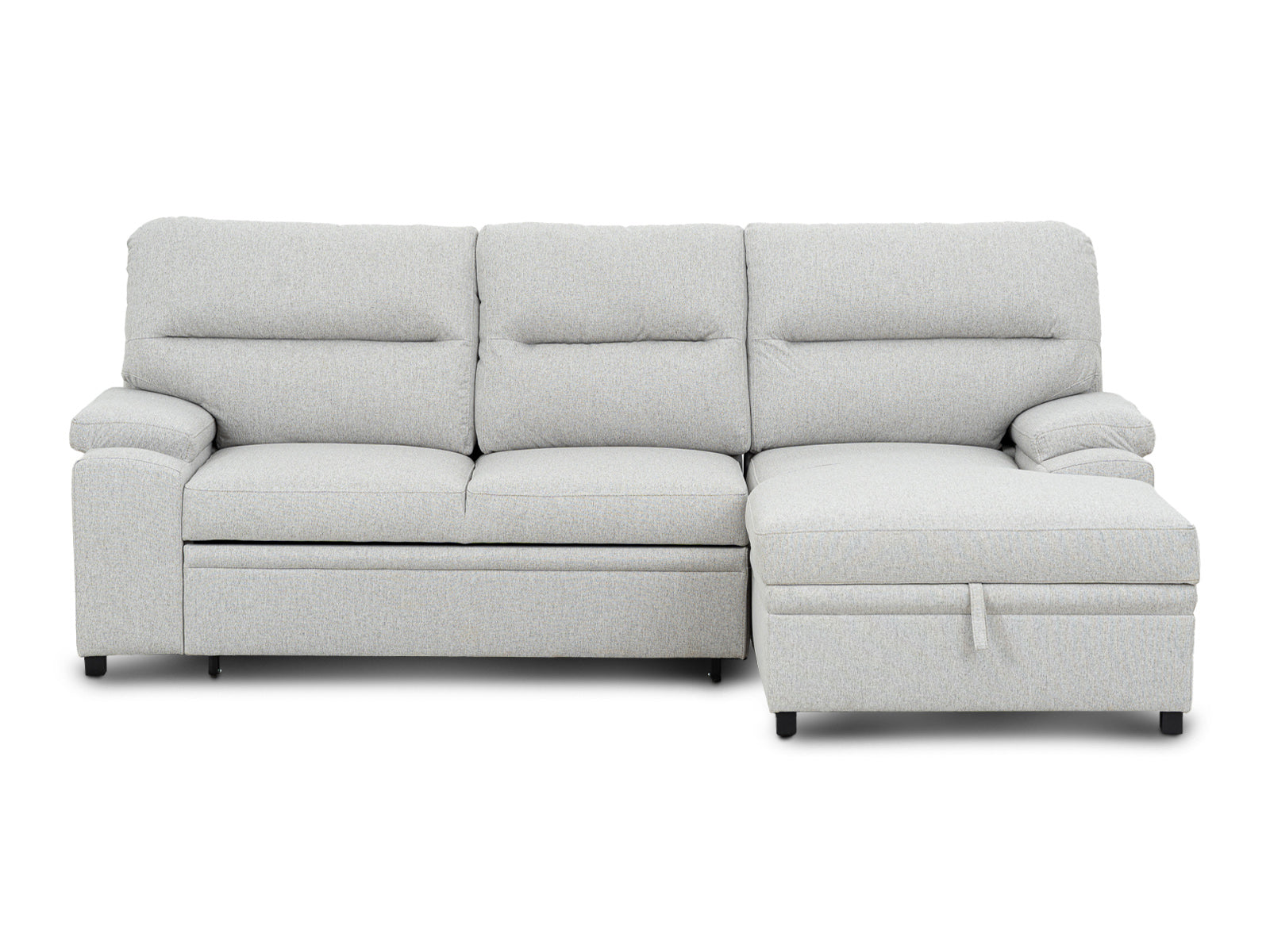 Sala Cyril Sofa Cama C/Negro 2P #Color_Gainsboro"T36913"
