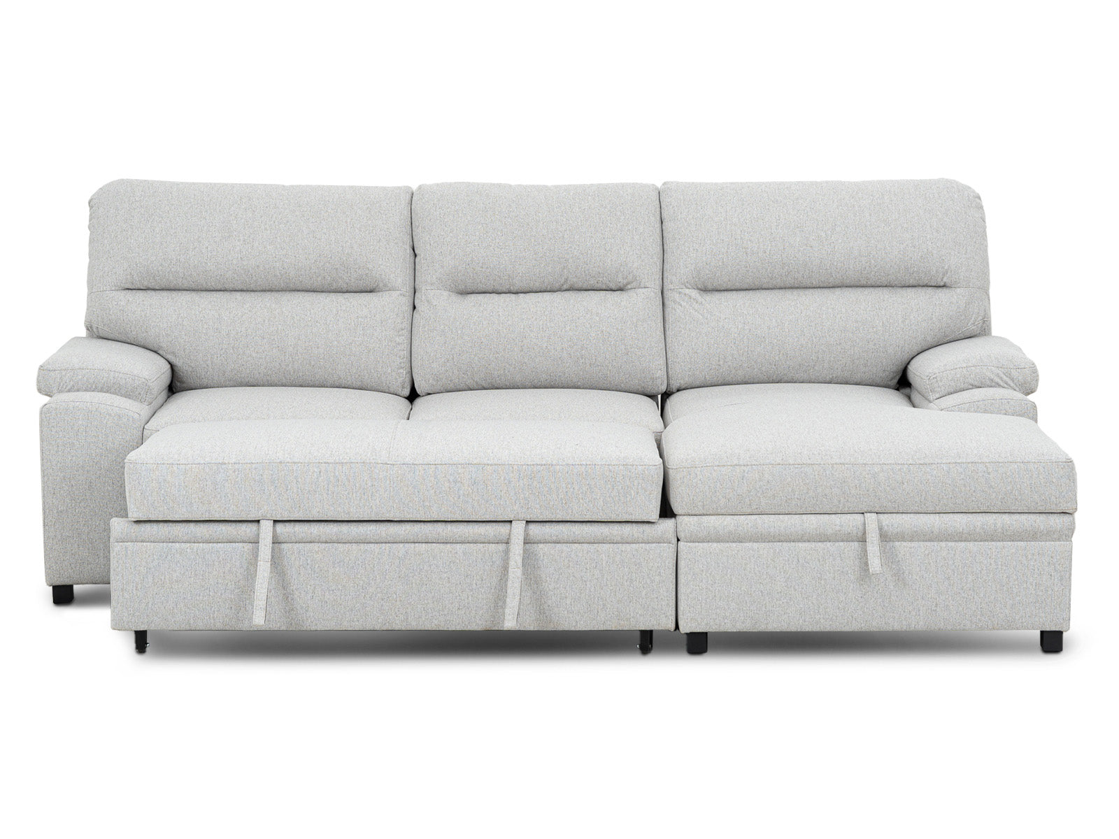 Sala Cyril Sofa Cama C/Negro 2P #Color_Gainsboro"T36913"