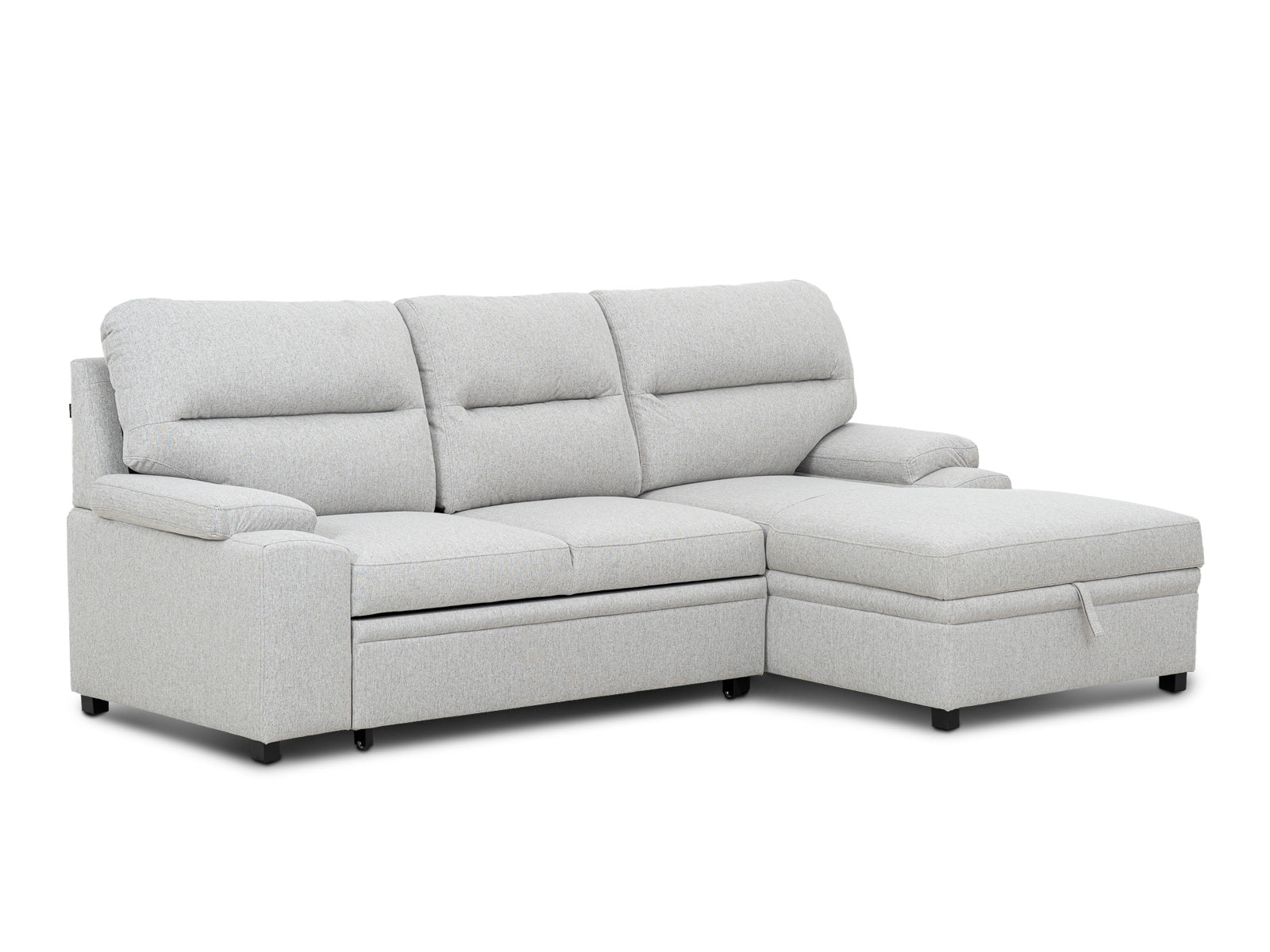 Sala Cyril Sofa Cama C/Negro 2P #Color_Gainsboro"T36913"