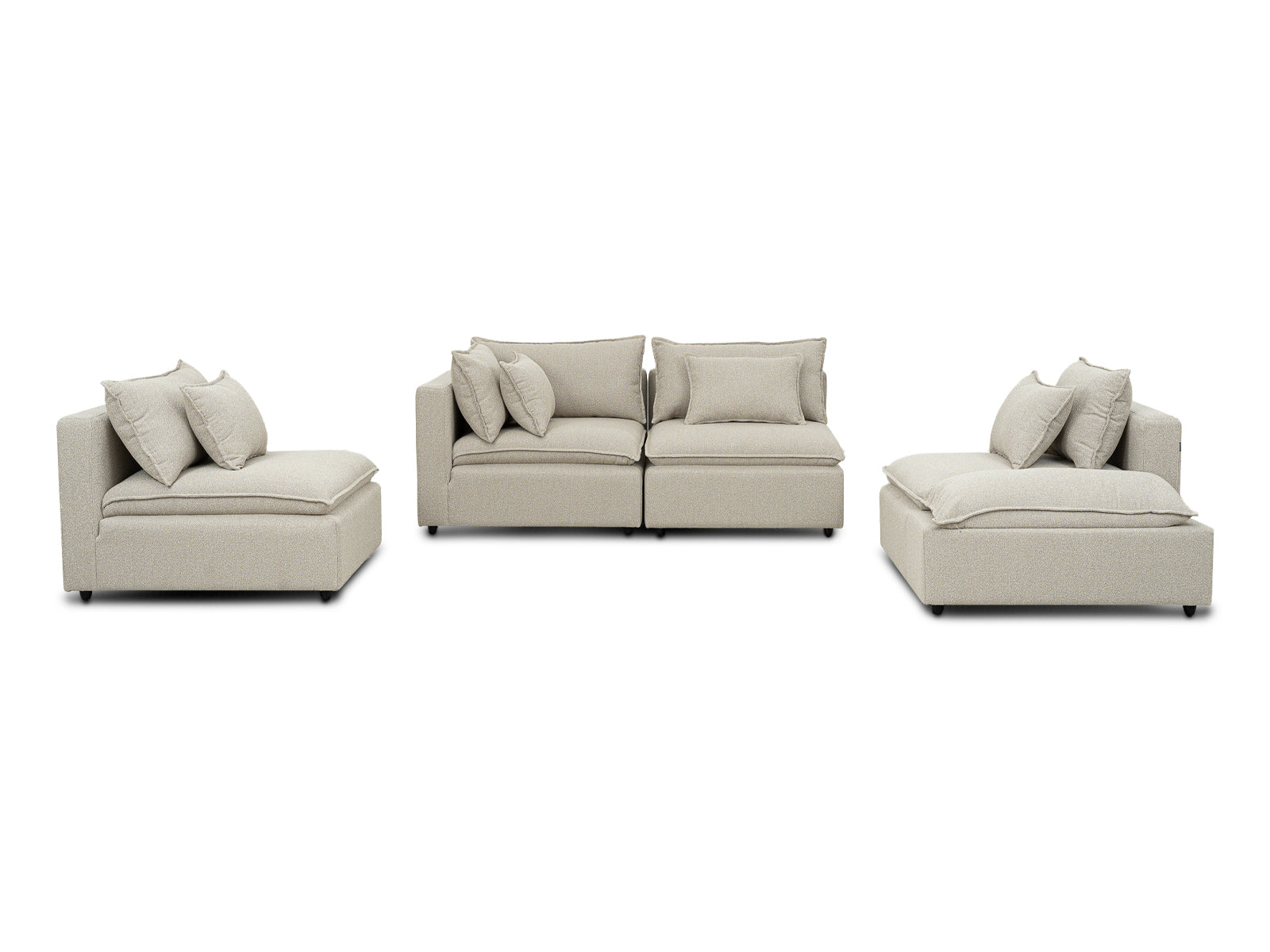 Sala Bella Modular 4P #Color_BurlyWood"T48701"