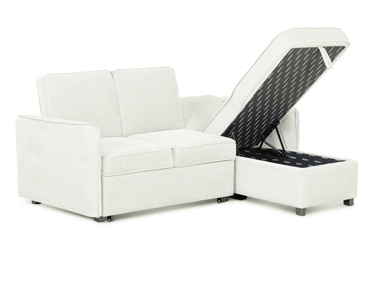 Sala Modular Sofa Cama Charlie #Color_Snow"T454104"