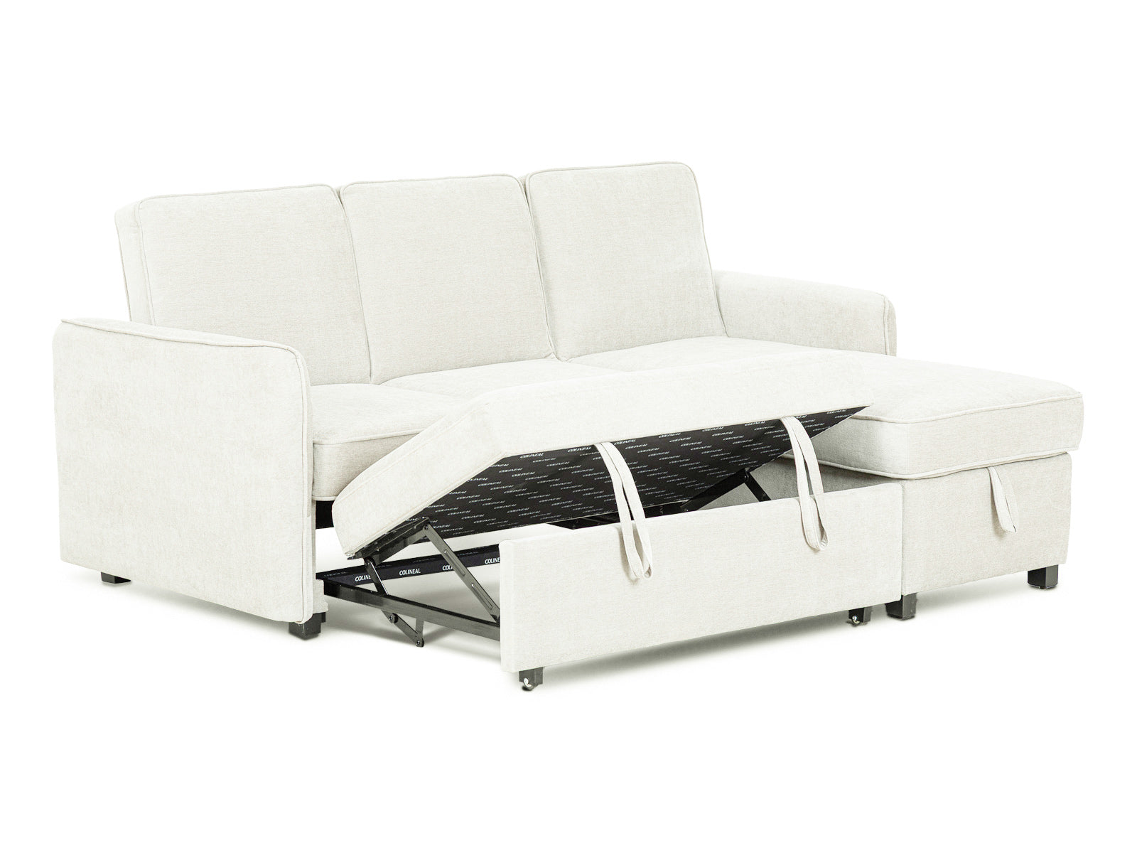 Sala Modular Sofa Cama Charlie #Color_Snow"T454104"