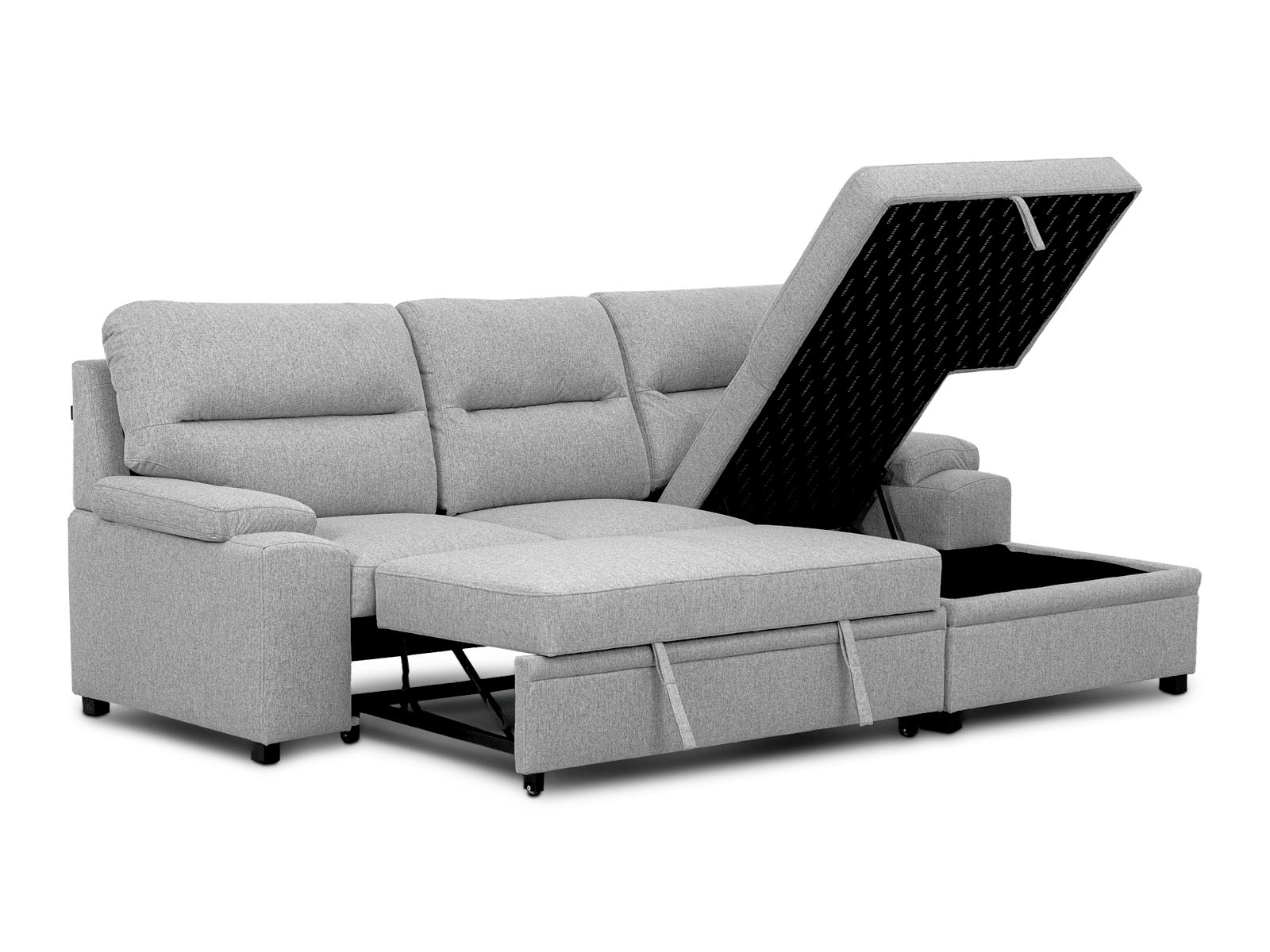 Sala Sofa Cama Cyril #Color_LightSlateGray"T36920"