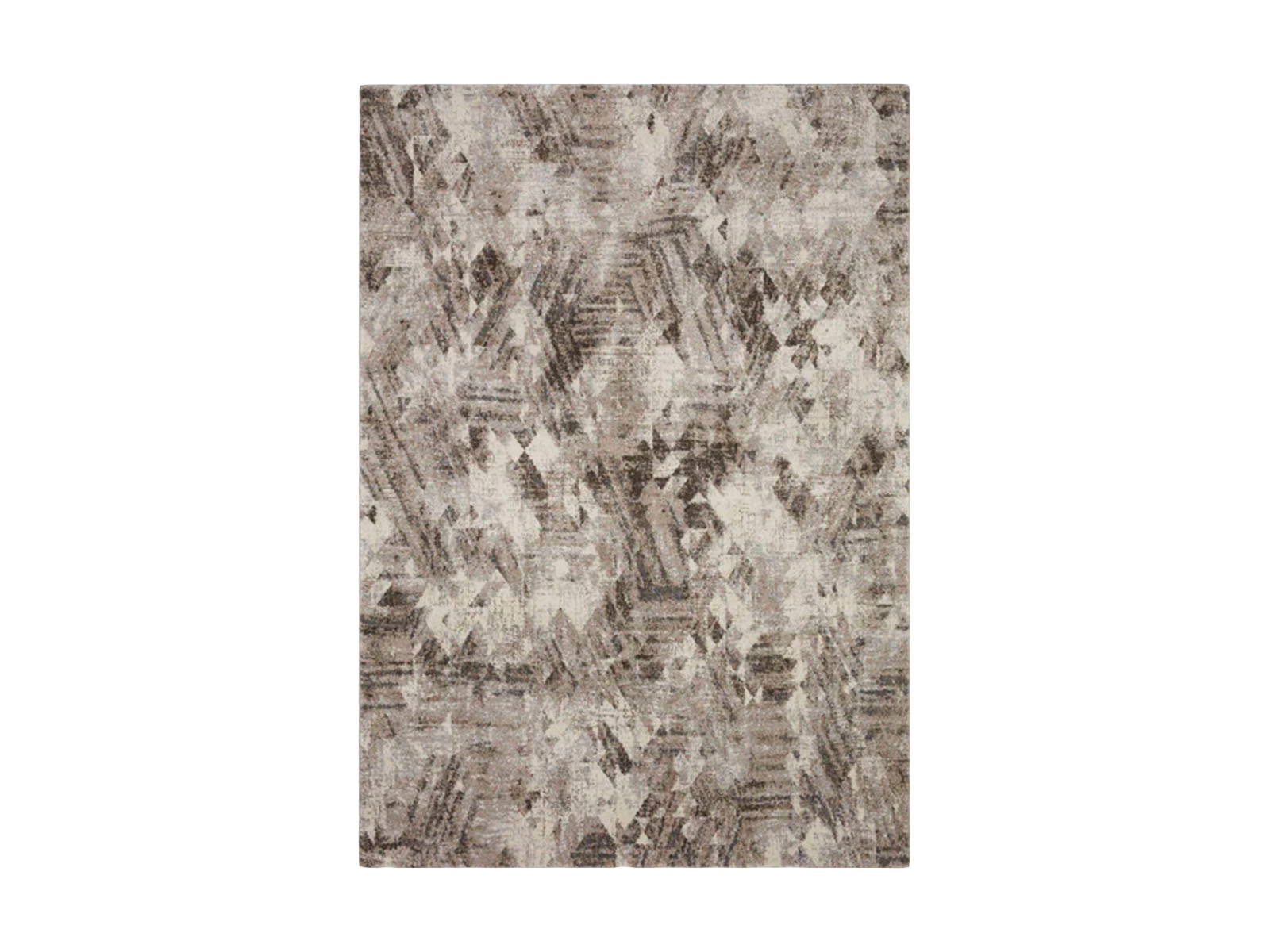 Alfombra Texturizada C/Beige y Cafe