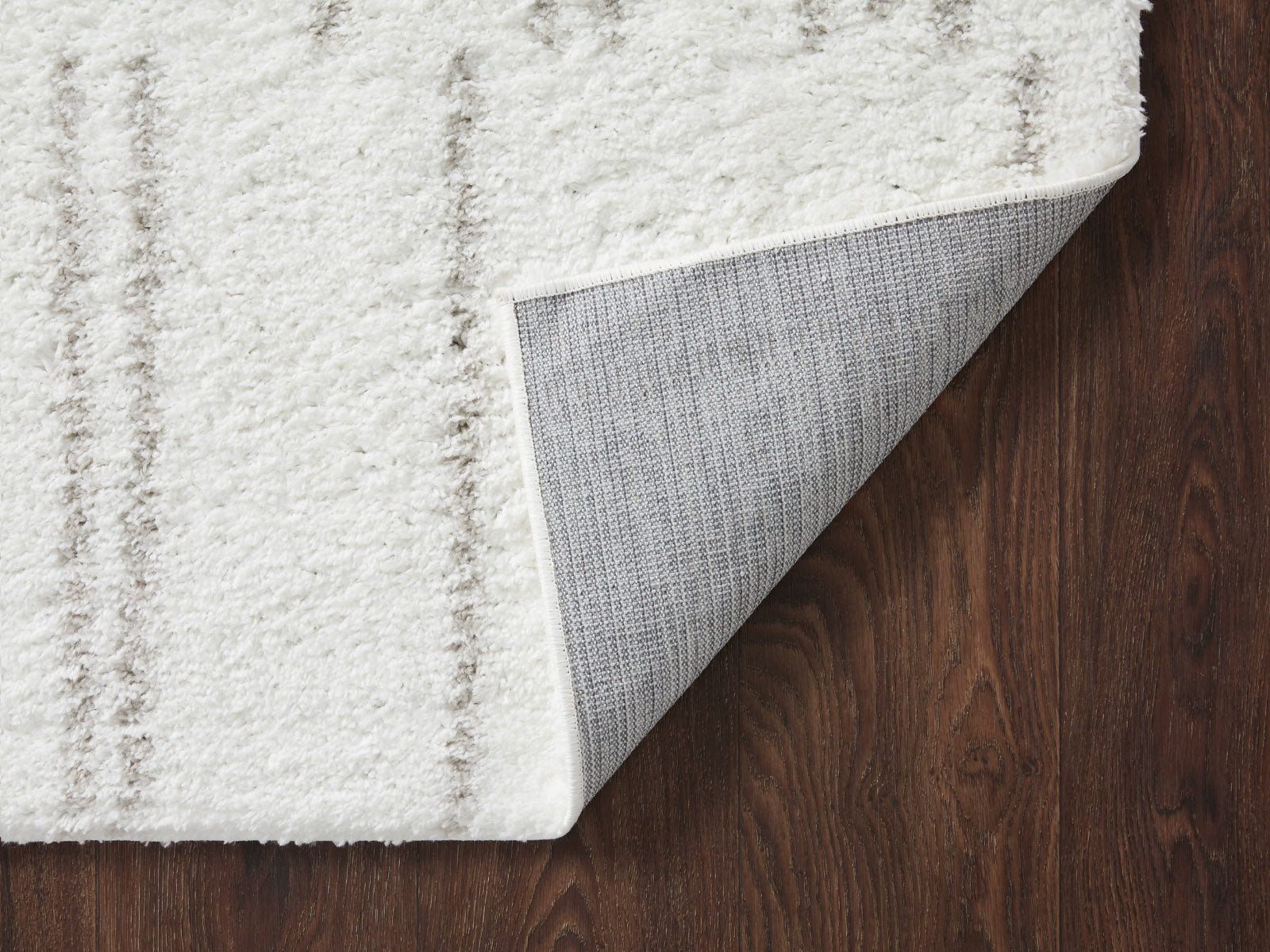 Alfombra Texturizada C/Blanco y Gris