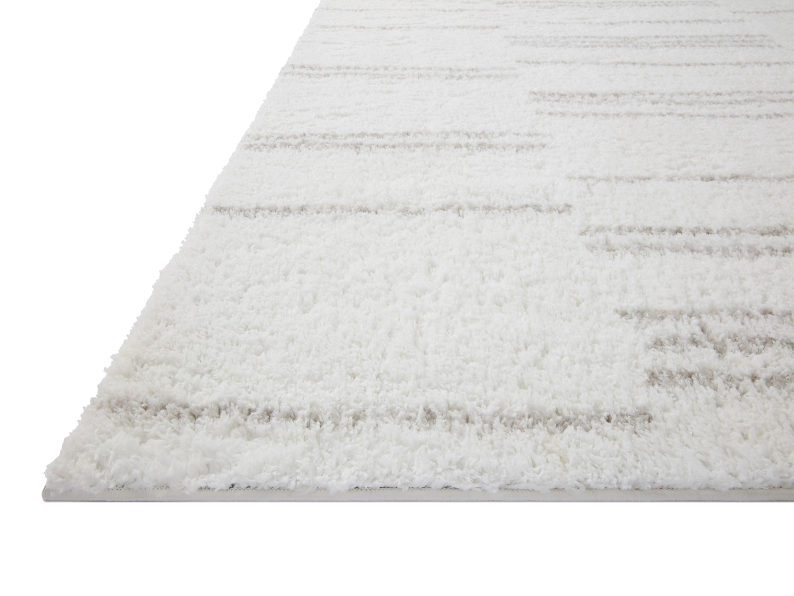 Alfombra Texturizada C/Blanco y Gris