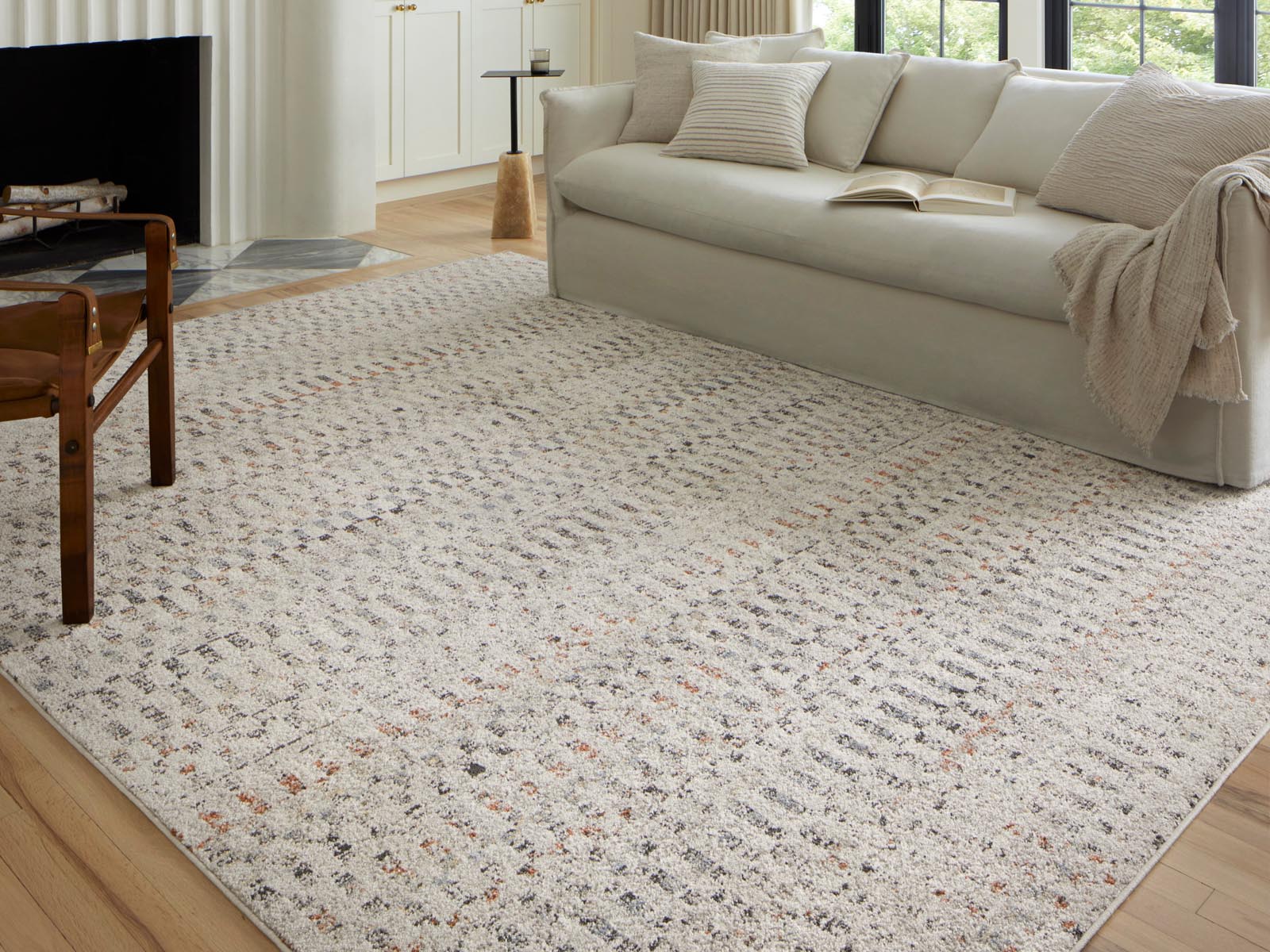 Alfombra Texturizada C/Gris Rustico