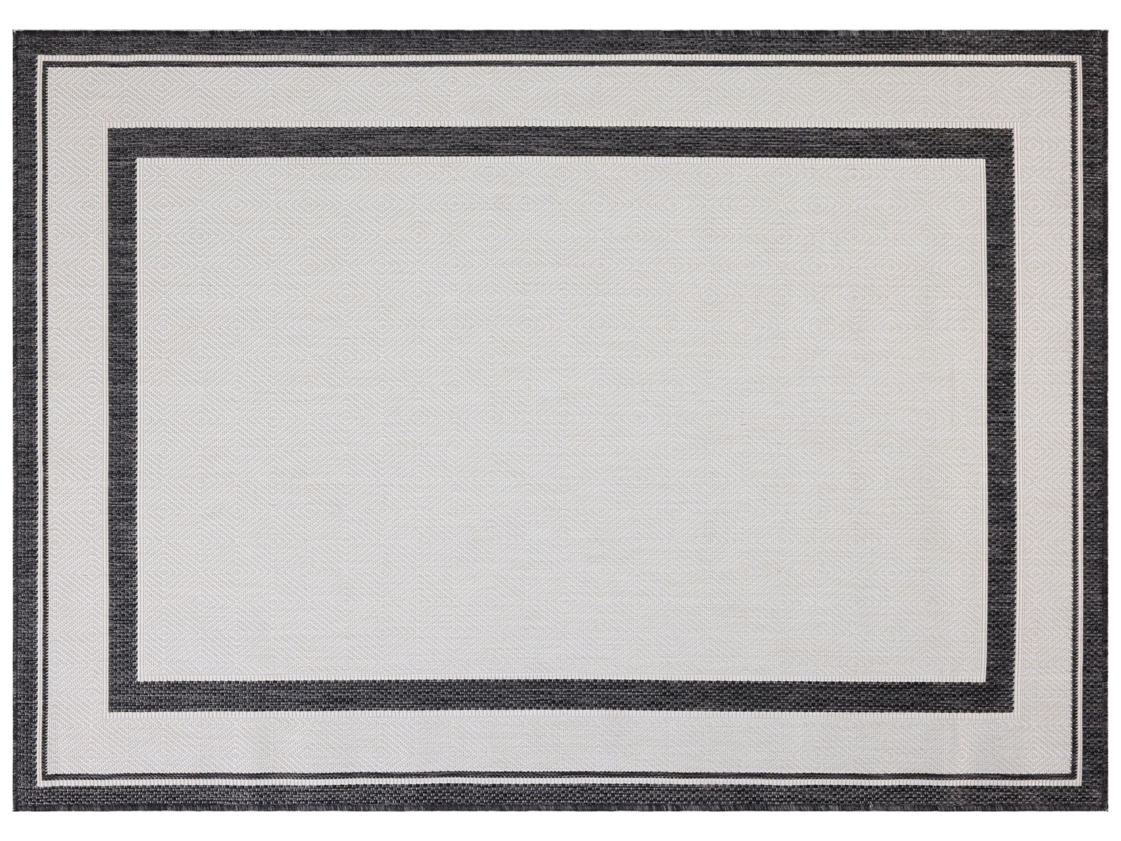 Alfombra Reversible C/Blanco y Negro