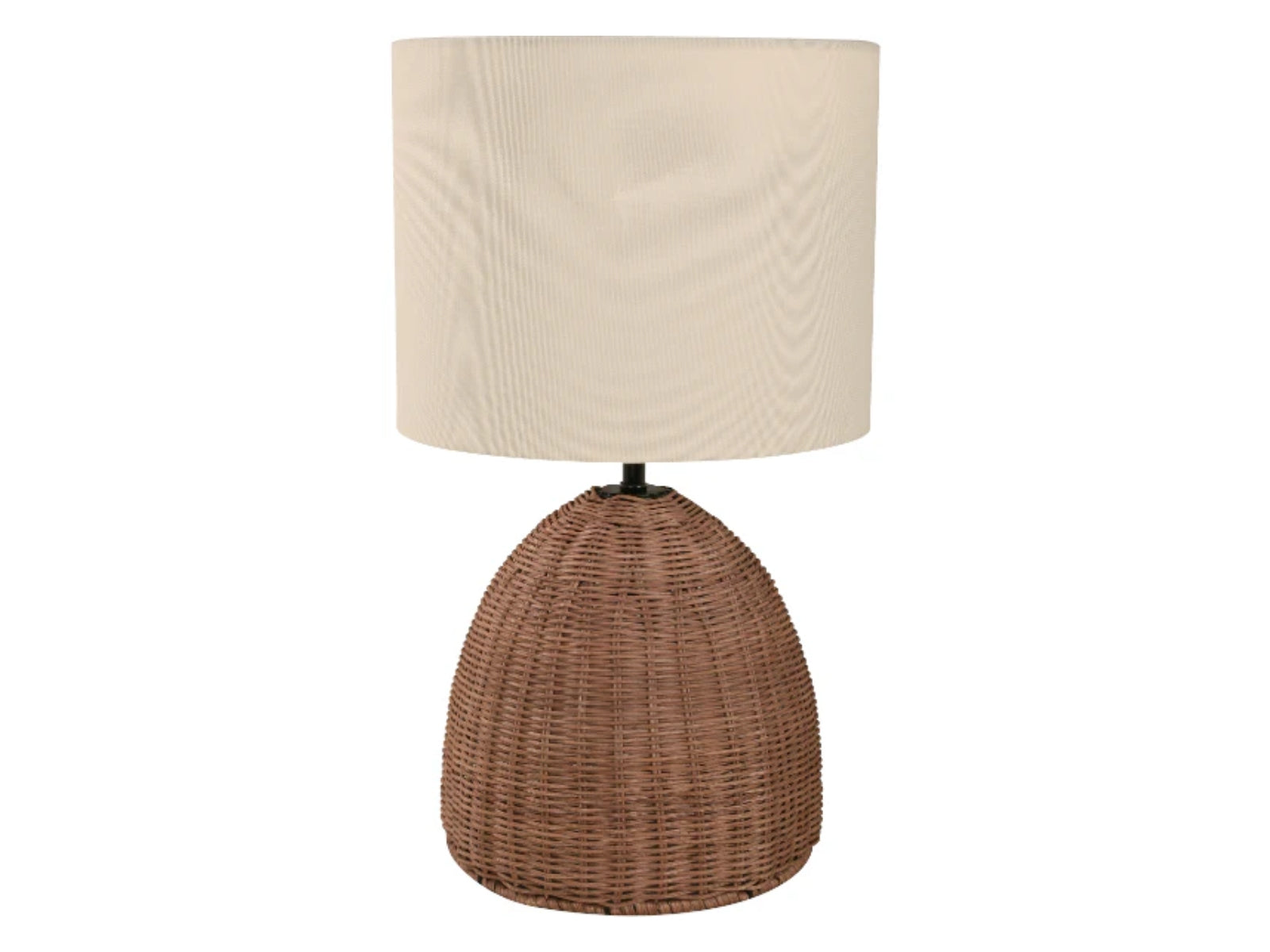 Lampara De Mesa Rattan