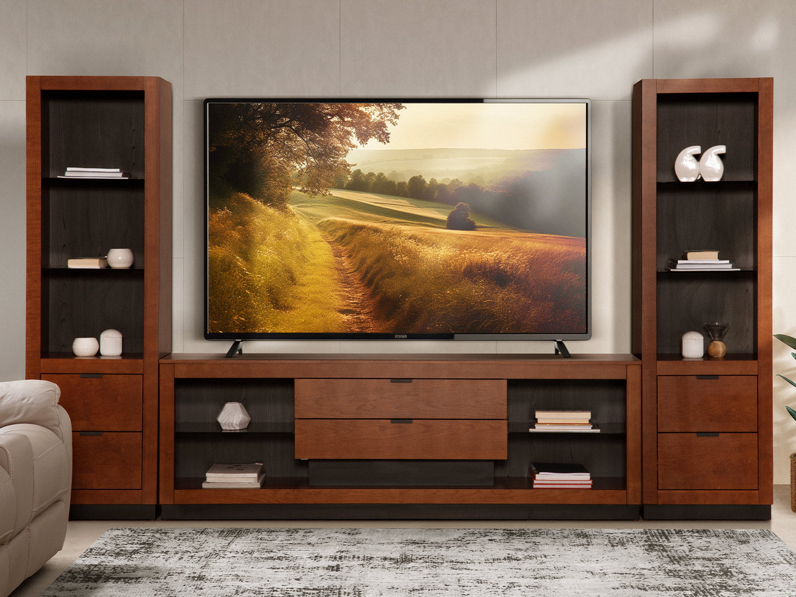 Modulo Lateral Centro Ent. Italia Miel-Negro