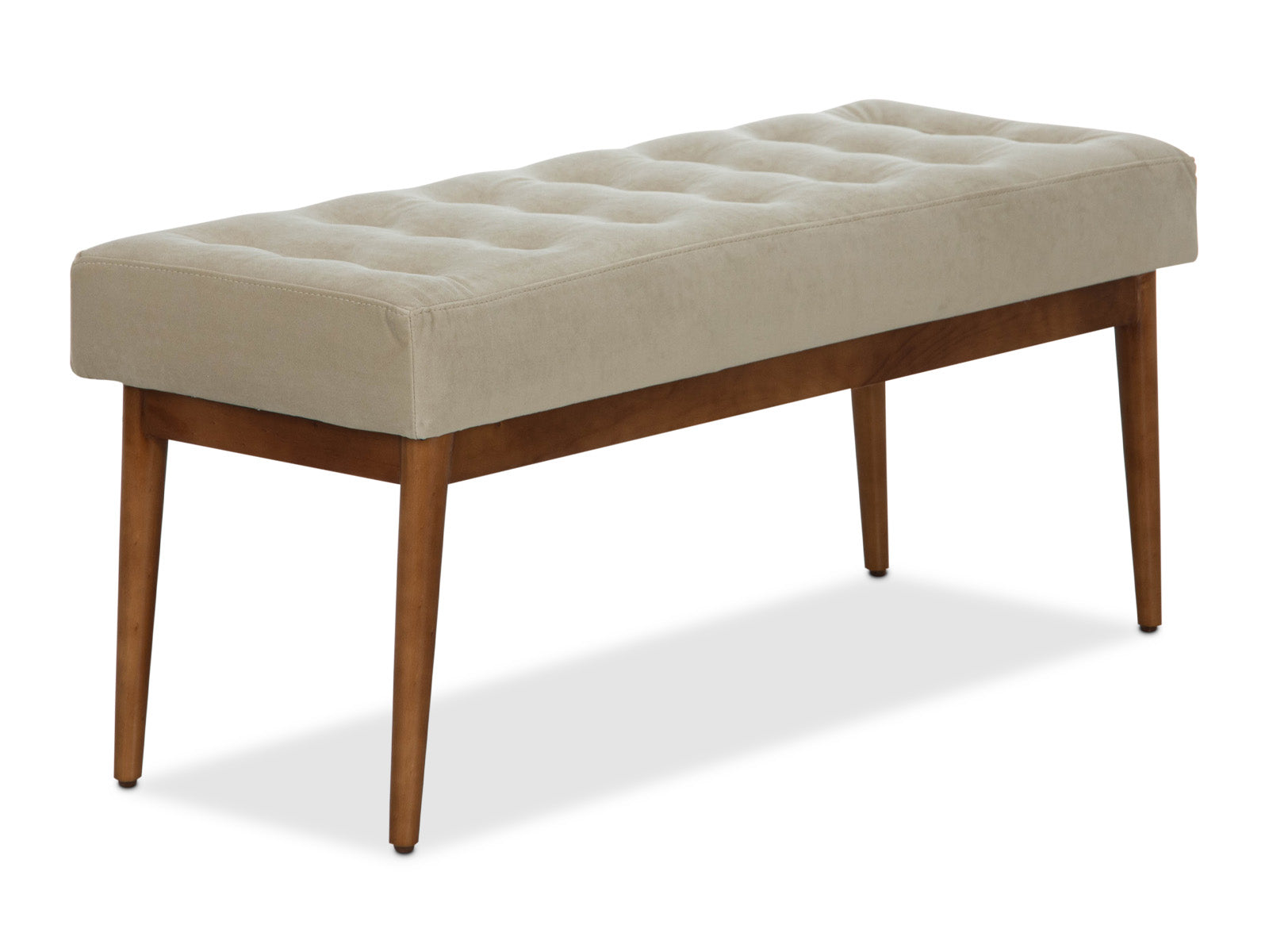 Banco Pie Cama Alabama Miel #Color_Beige"T37111"