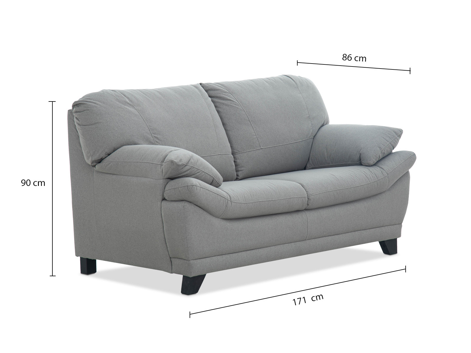 Sala Goia Plus 2P #Color_Silver"T36912"