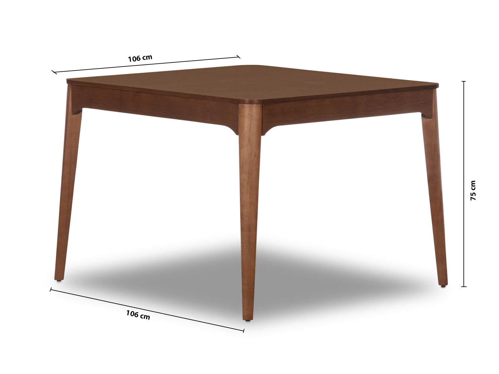 Mesa Comedor Milo Cuadrada Miel