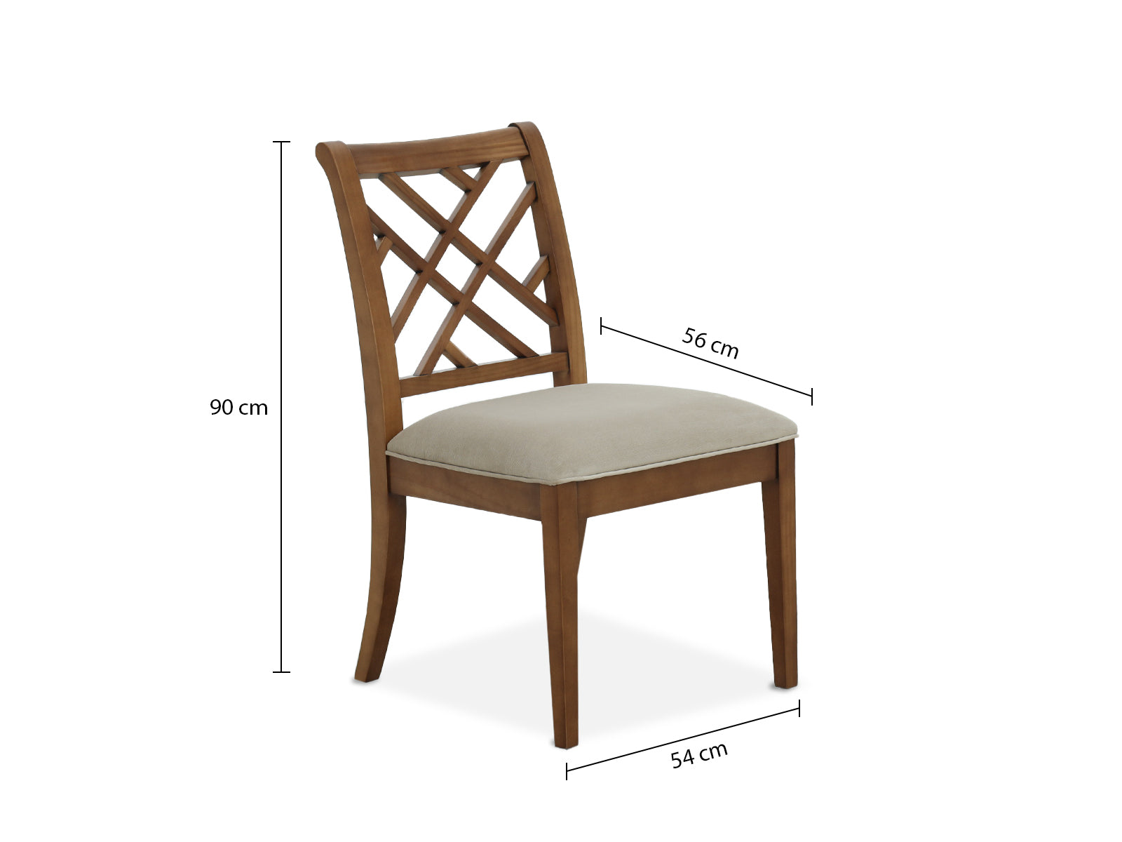 Silla Capri C/Honey Wash