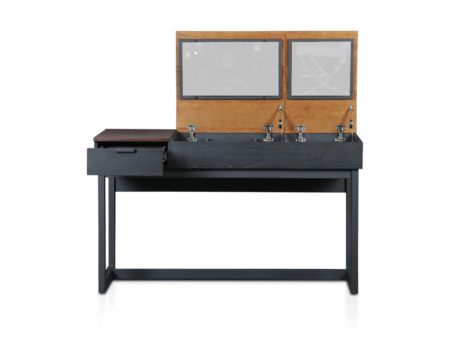 Tocador Escritorio Calabria C/Honey Wash & Negro