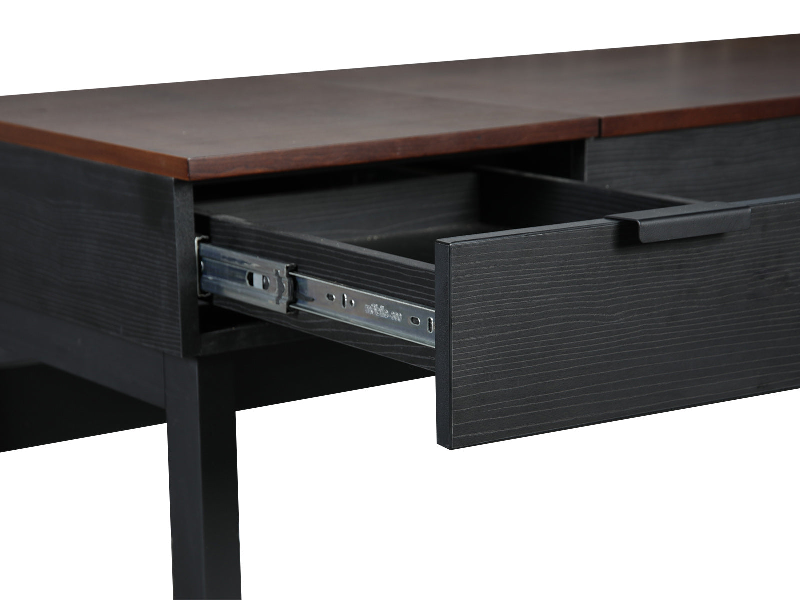 Tocador Escritorio Calabria C/Honey Wash & Negro