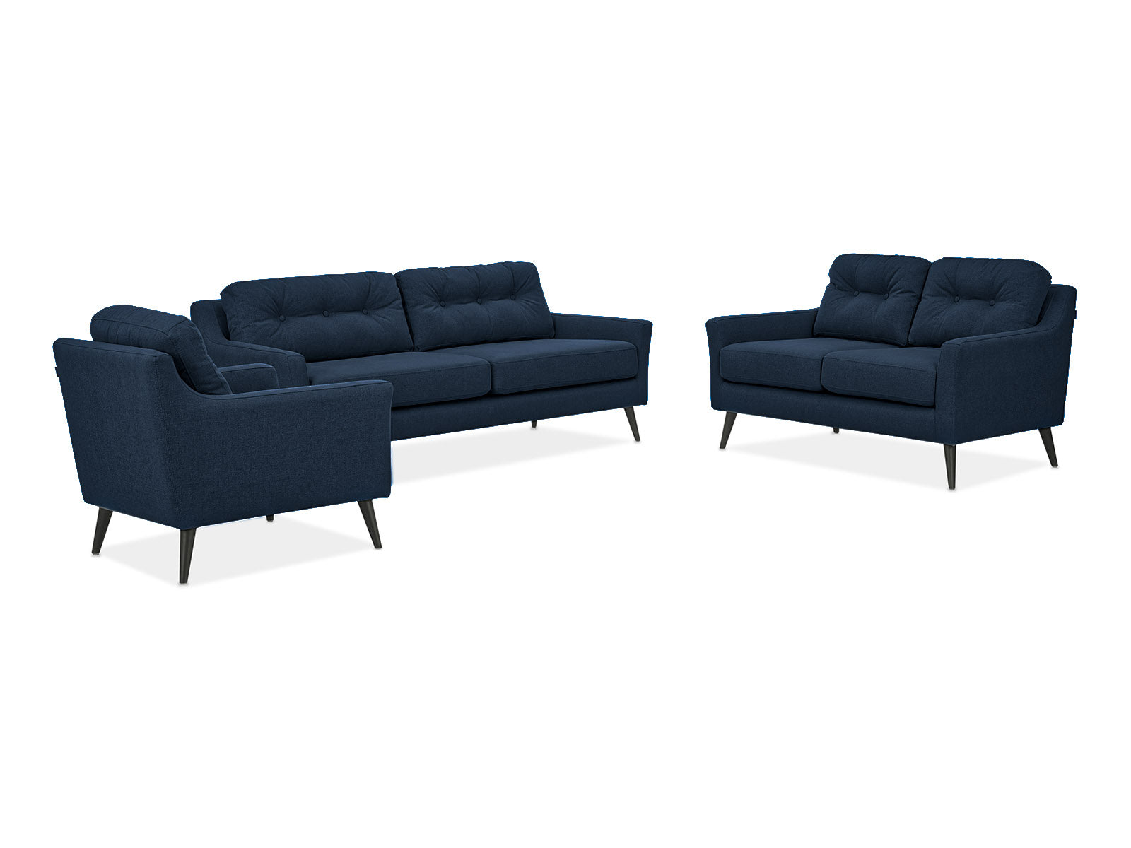 Sala Astrid 3P Matt Black #Color_MidnightBlue"T32500"