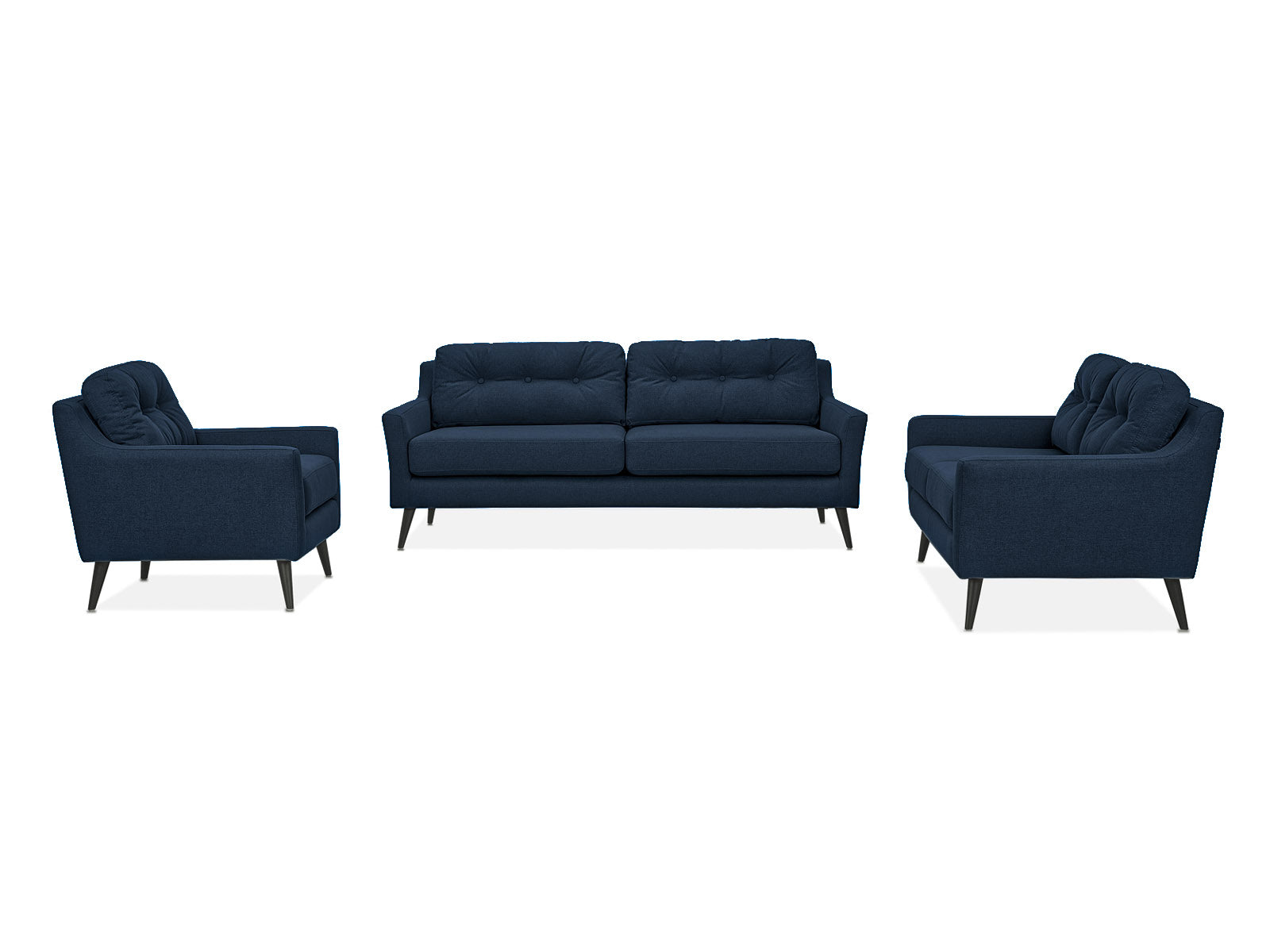 Sala Astrid 3P Matt Black #Color_MidnightBlue"T32500"