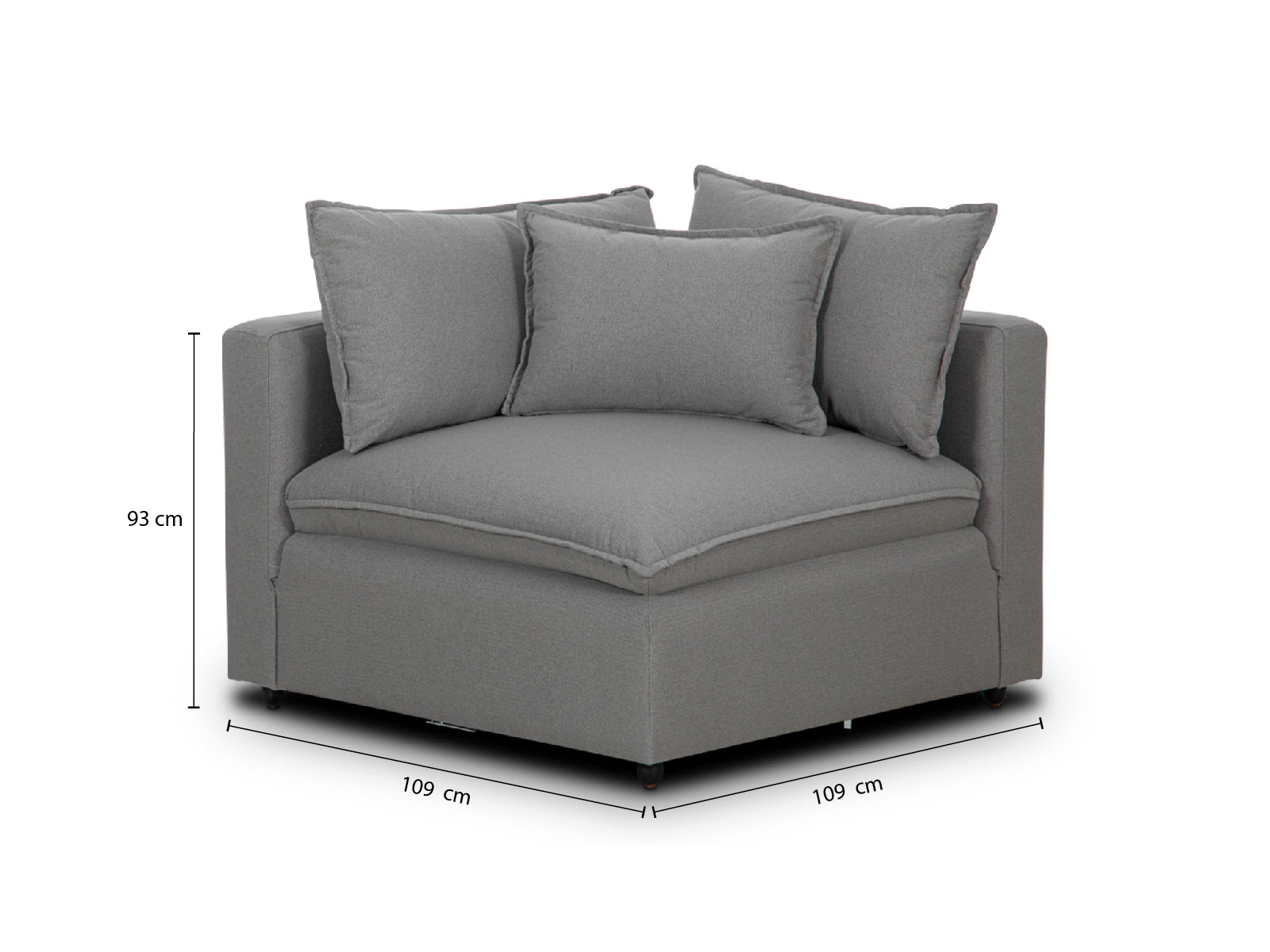 Sala Bella Modular 7P #Color_Silver"T36912"