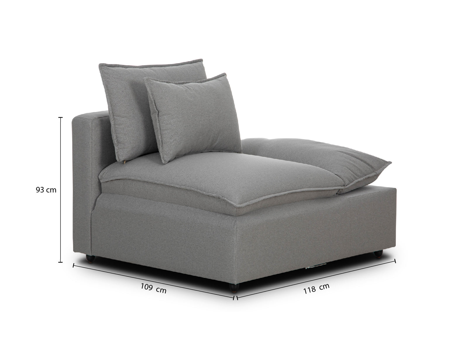 Sala Bella Modular 7P #Color_Silver"T36912"