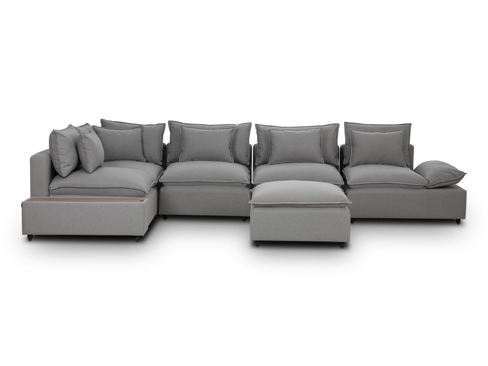 Sala Bella Modular 7P #Color_Silver"T36912"